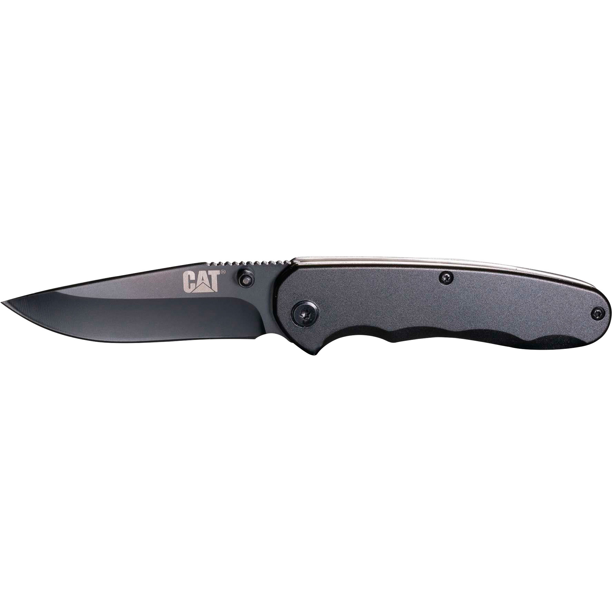 Cat 7Inch Drop Point Folding Knife, Model 980016