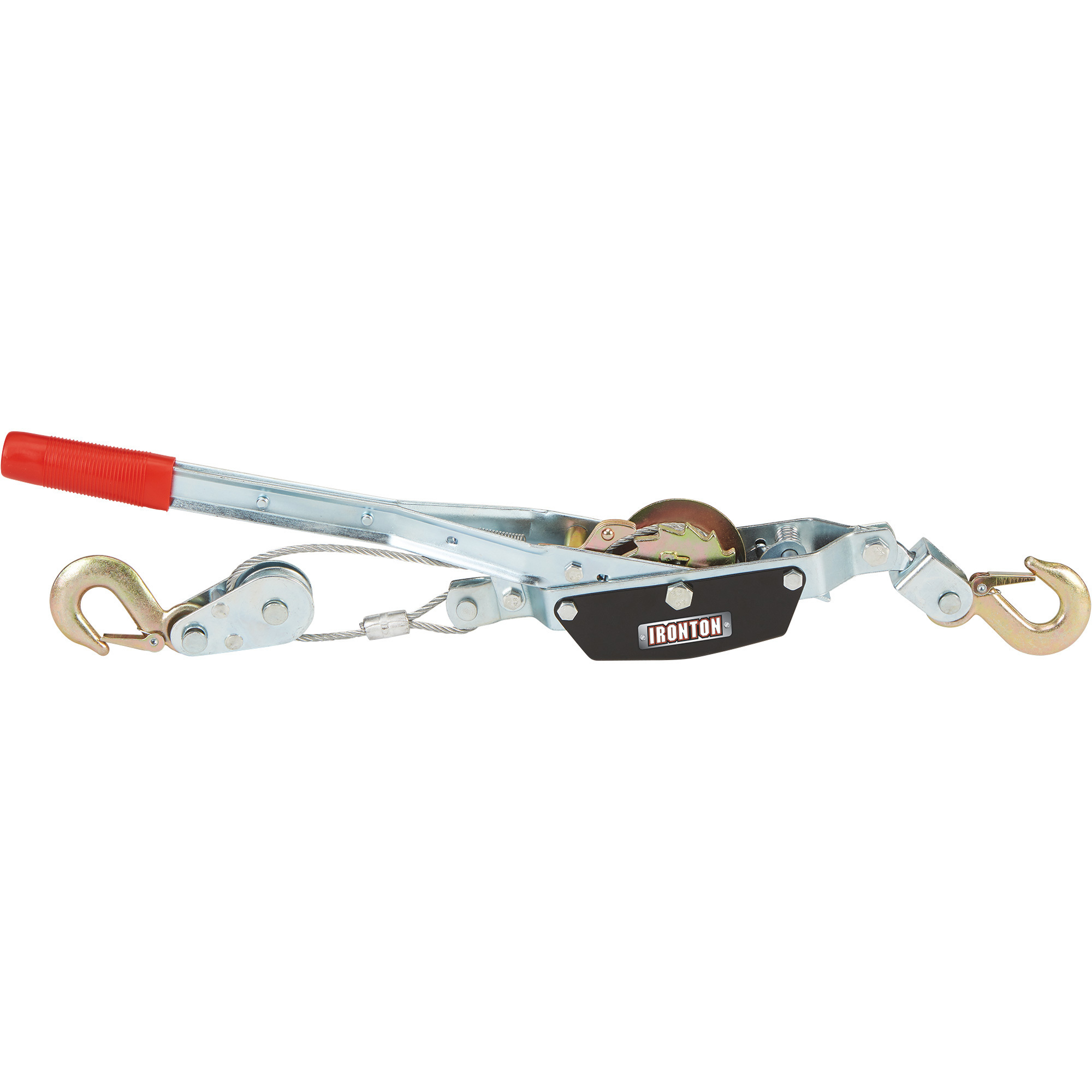 Ironton 2-Ton Hand Cable Puller, Double Line Load Capacity 4400lb., 5.9ft. Cable Length