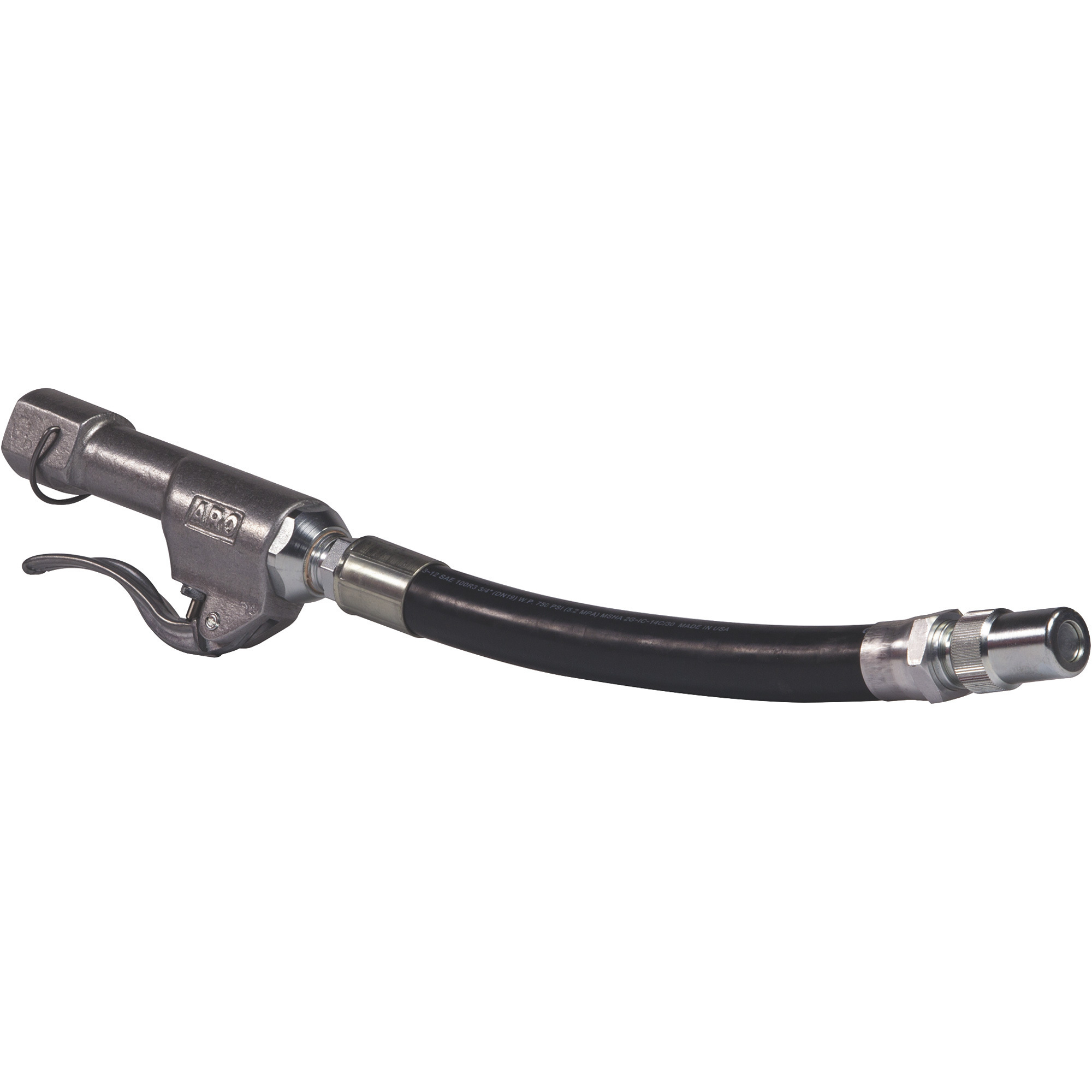 ARO High-Volume Oil Control Handle with Flexible Hose and Non-Drip Tip, 600 PSI, Model 635193