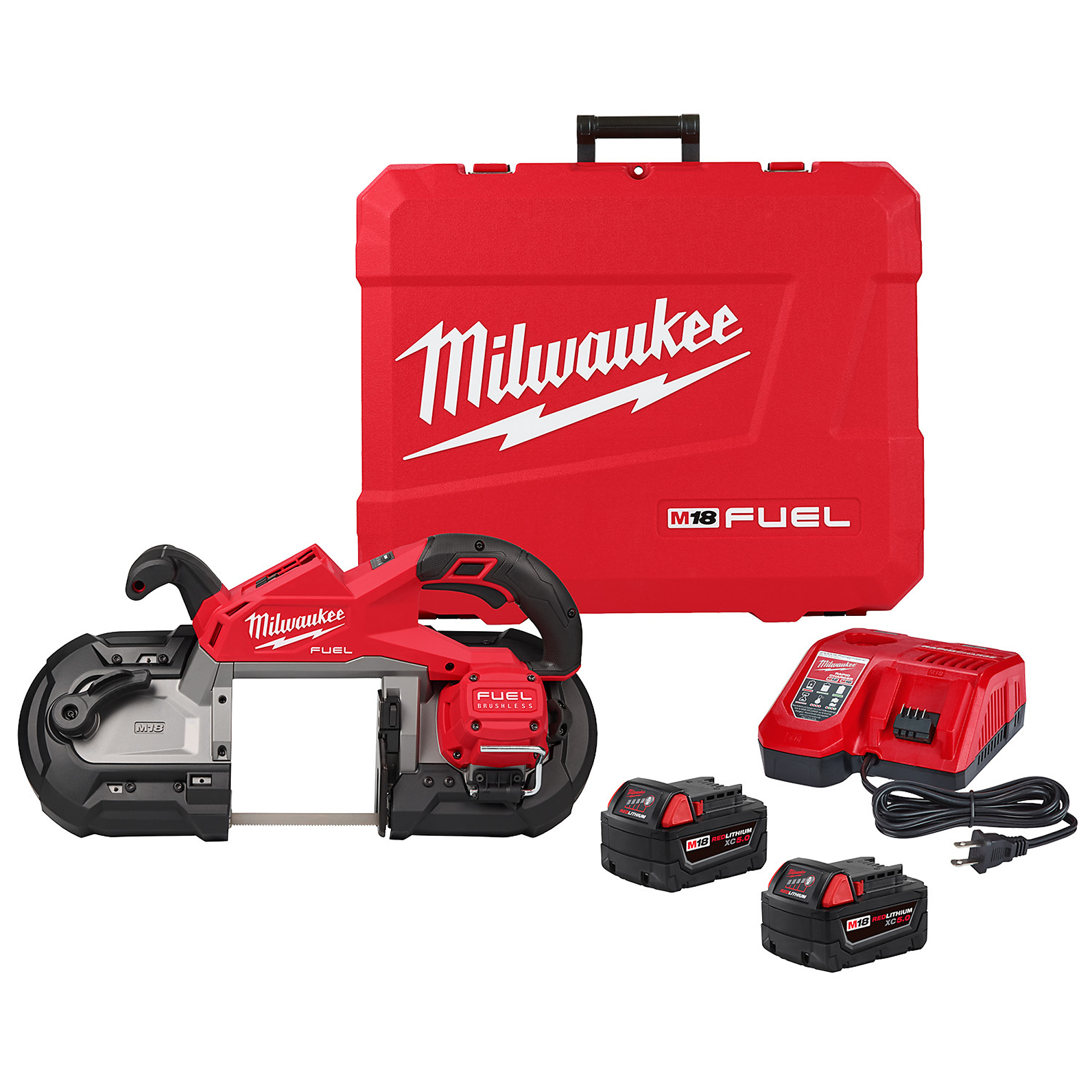 M18 FUELâ¢, M18 FUEL Deep Cut Band Saw Kit, Volts 18 Power Type Battery, Model# - Milwaukee 2929-22
