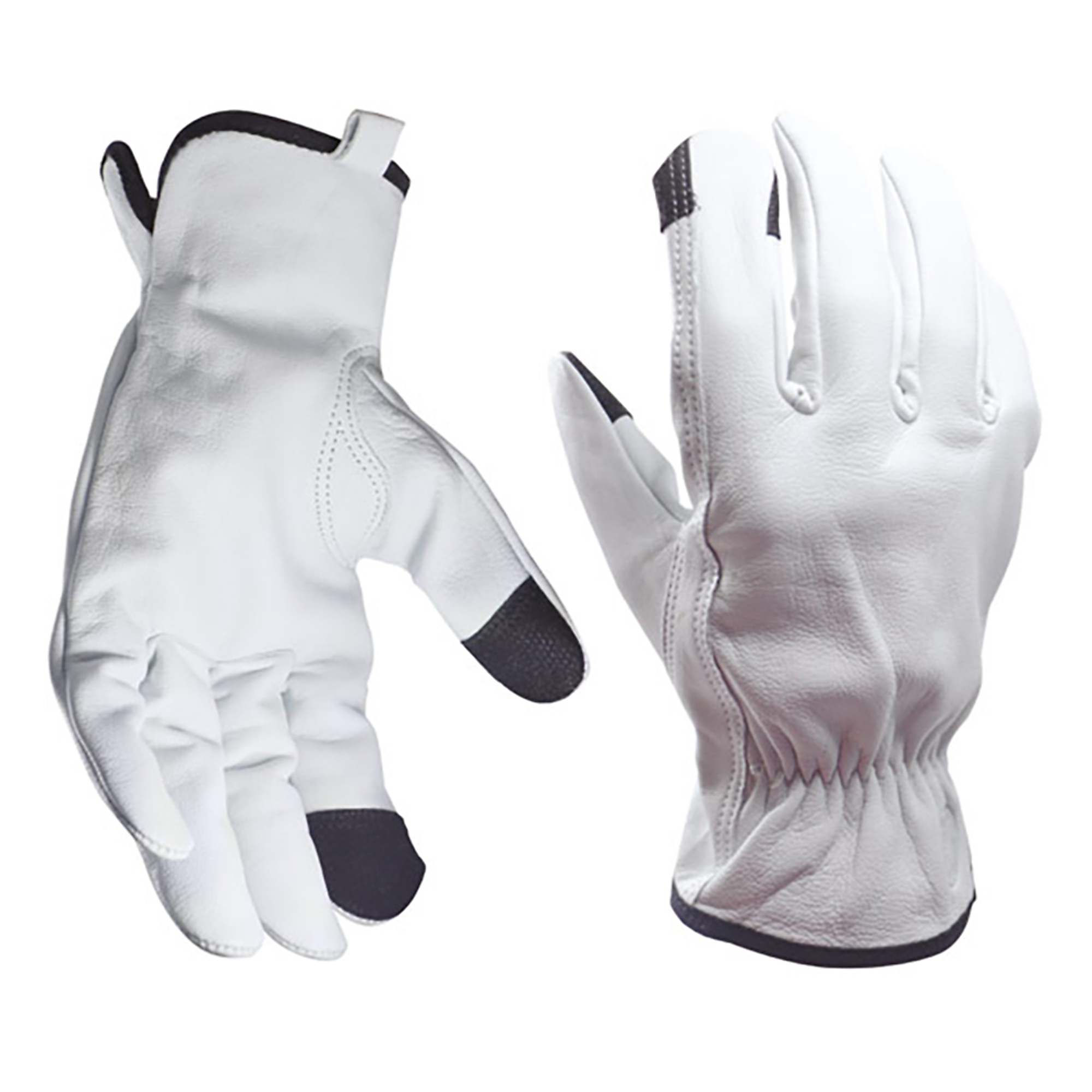 GOAT LEATHER DRIVER GLOVES L, Size L, Color WHITE, Model# - General Electric GG302LC