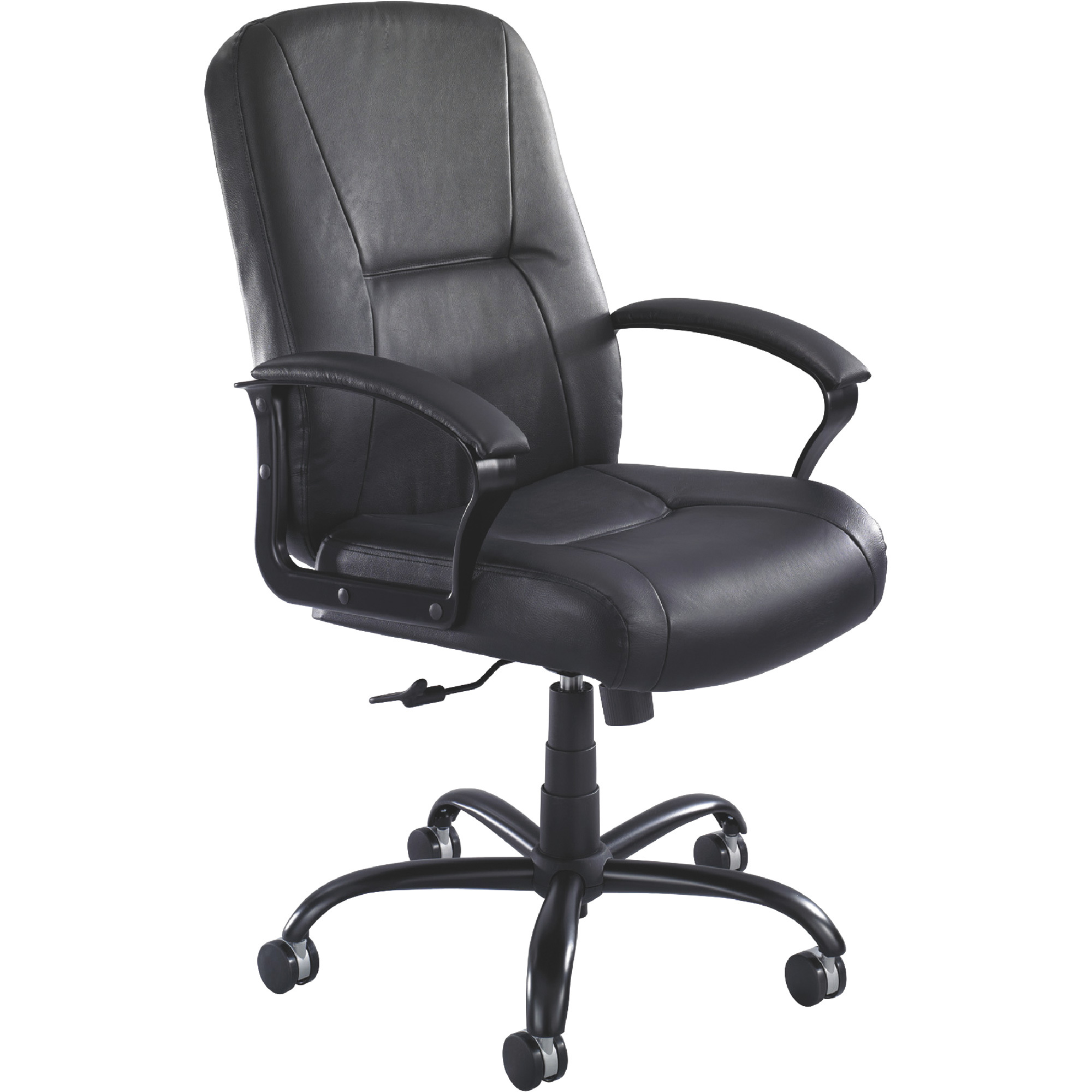 Serenity Big & Tall Leather Highback Office Chair, Model - Safco 3500BL