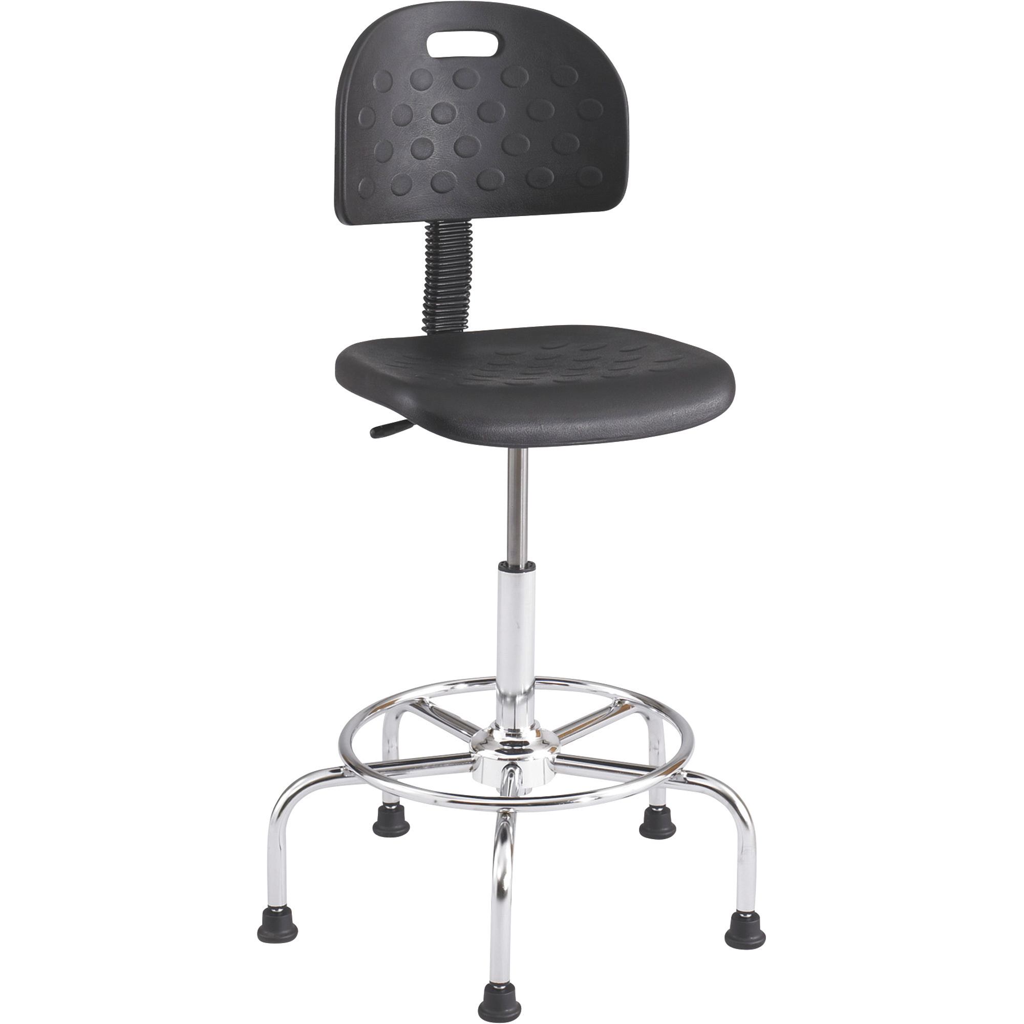 Safco WorkFit Economy Industrial Chair — 25Inch Diameter x35 1/2Inch-46Inch H, Black, Model 6950BL -  Mayline Safco