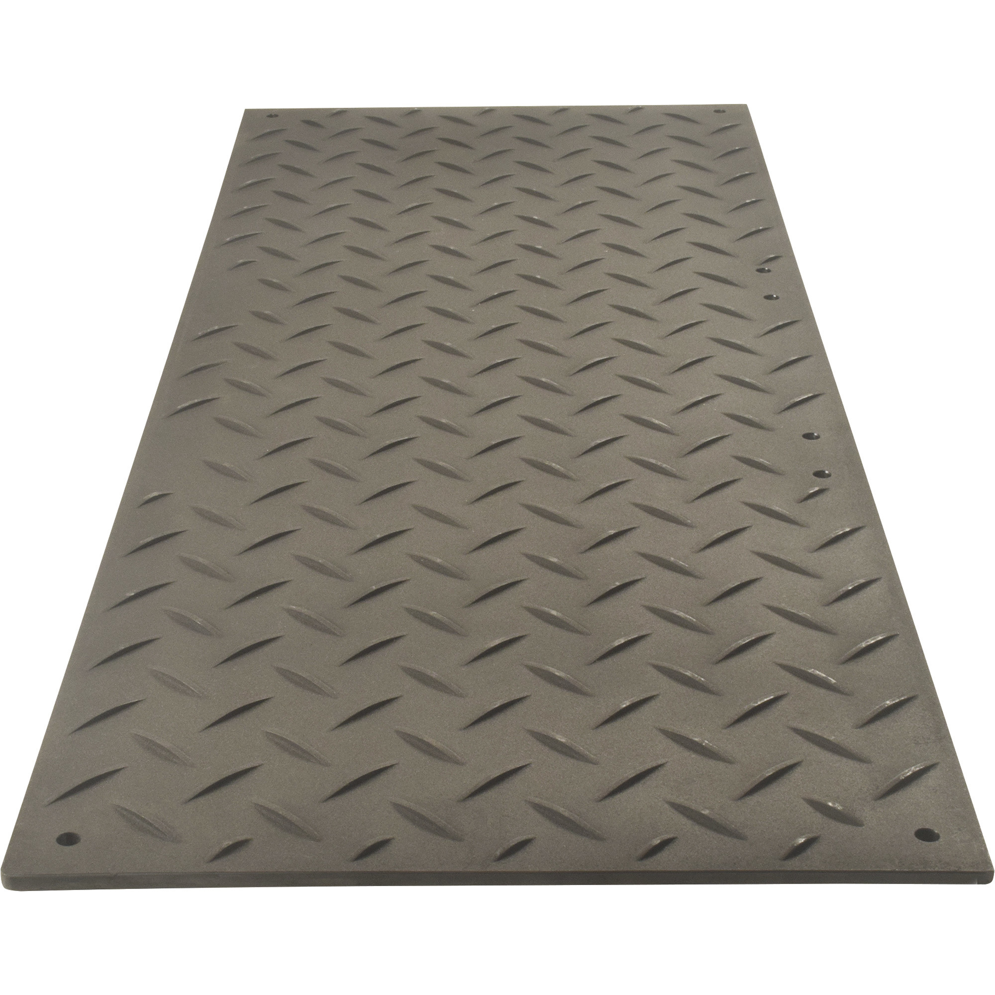 Checkers AlturnaMat Ground Protection Mat â Black, 3ft.W x 8ft.L, Diamond Plate Tread Design, Model AM38