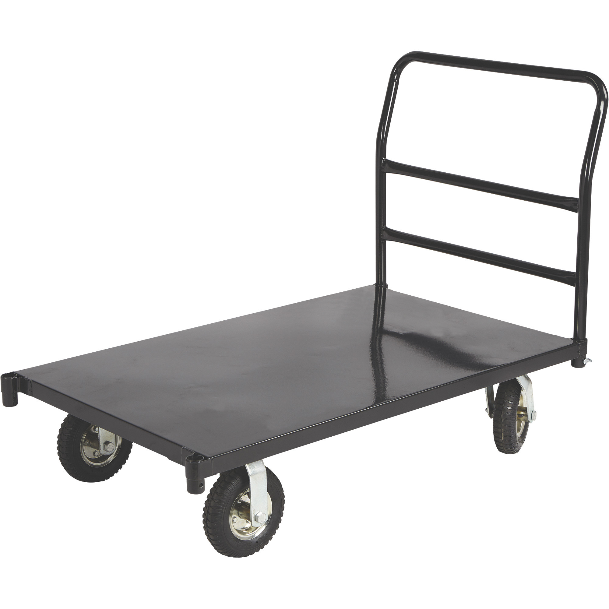 Ironton Metal Platform Cart, 1000-Lb. Capacity, 48Inch L x 24Inch W, 8Inch Casters