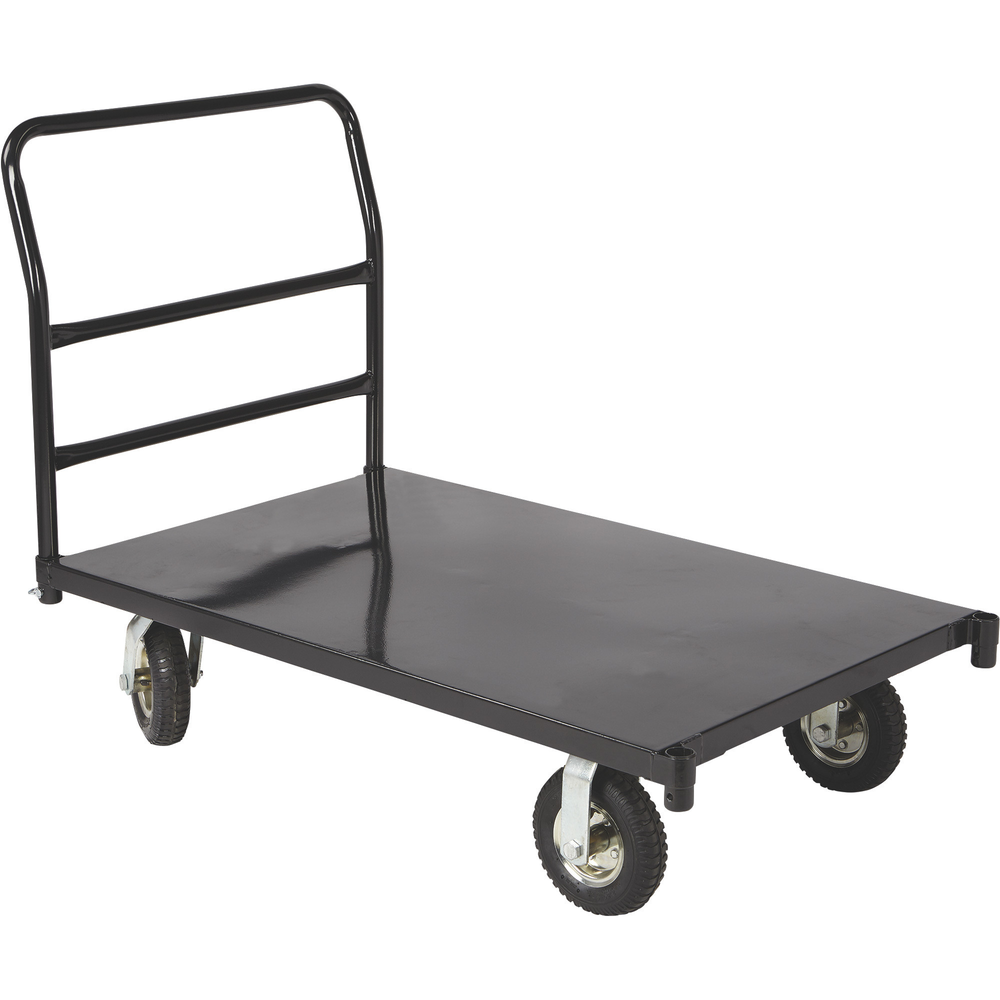 Ironton 1000-Lb. 48in x 30in Metal Platform Cart â 8Inch Casters