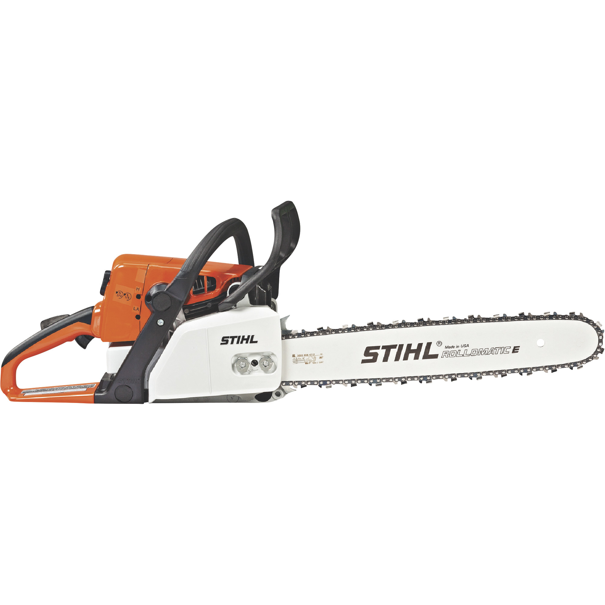 Stihl Gas-Powered Chainsaw 18Inch Bar, 45.4cc Engine, Low Vibration Handle, Electronic Ignition and Toolless Caps, Model MS 250