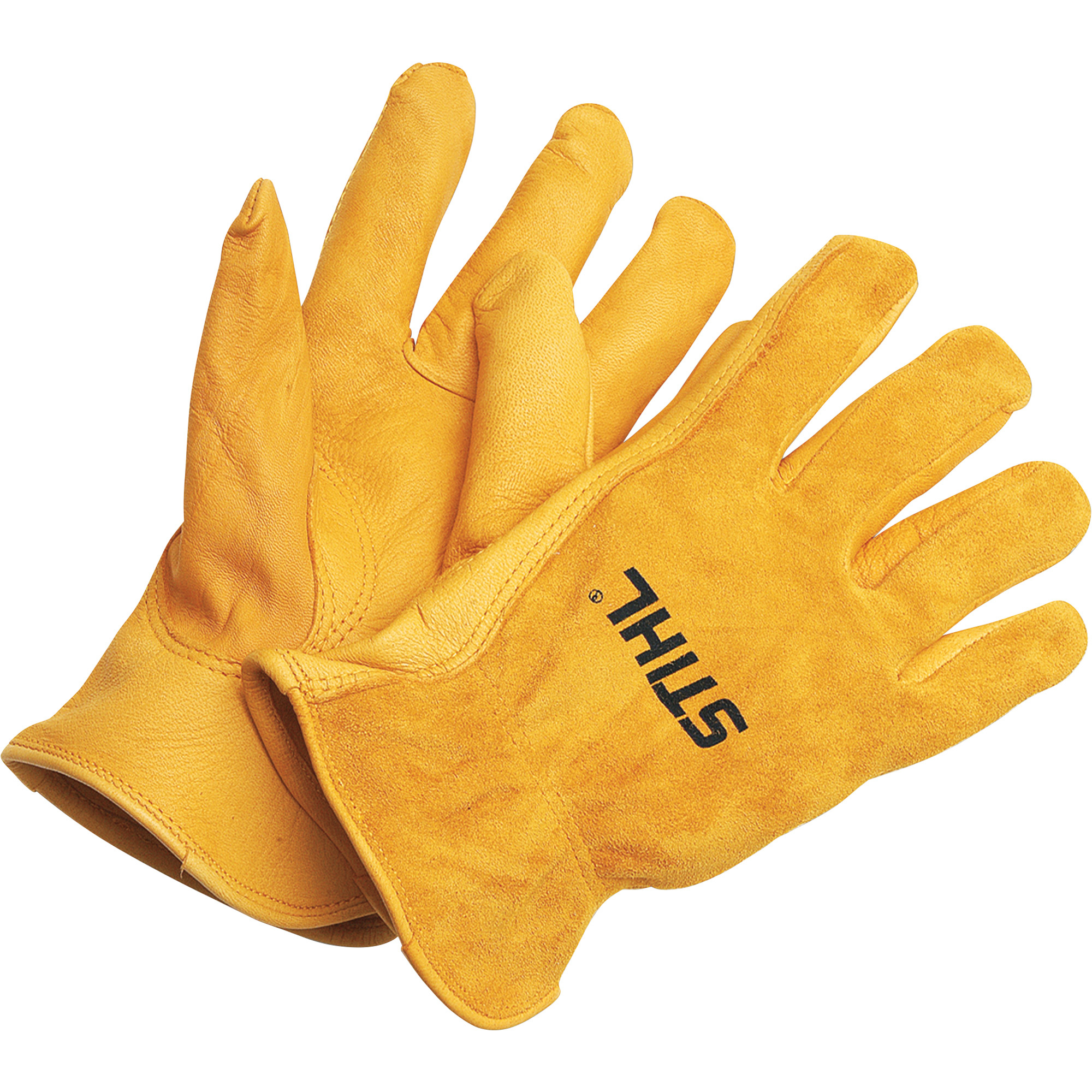 STIHL Leather Landscaper Series Gloves, Tan, Medium, Model 0000 886 1104