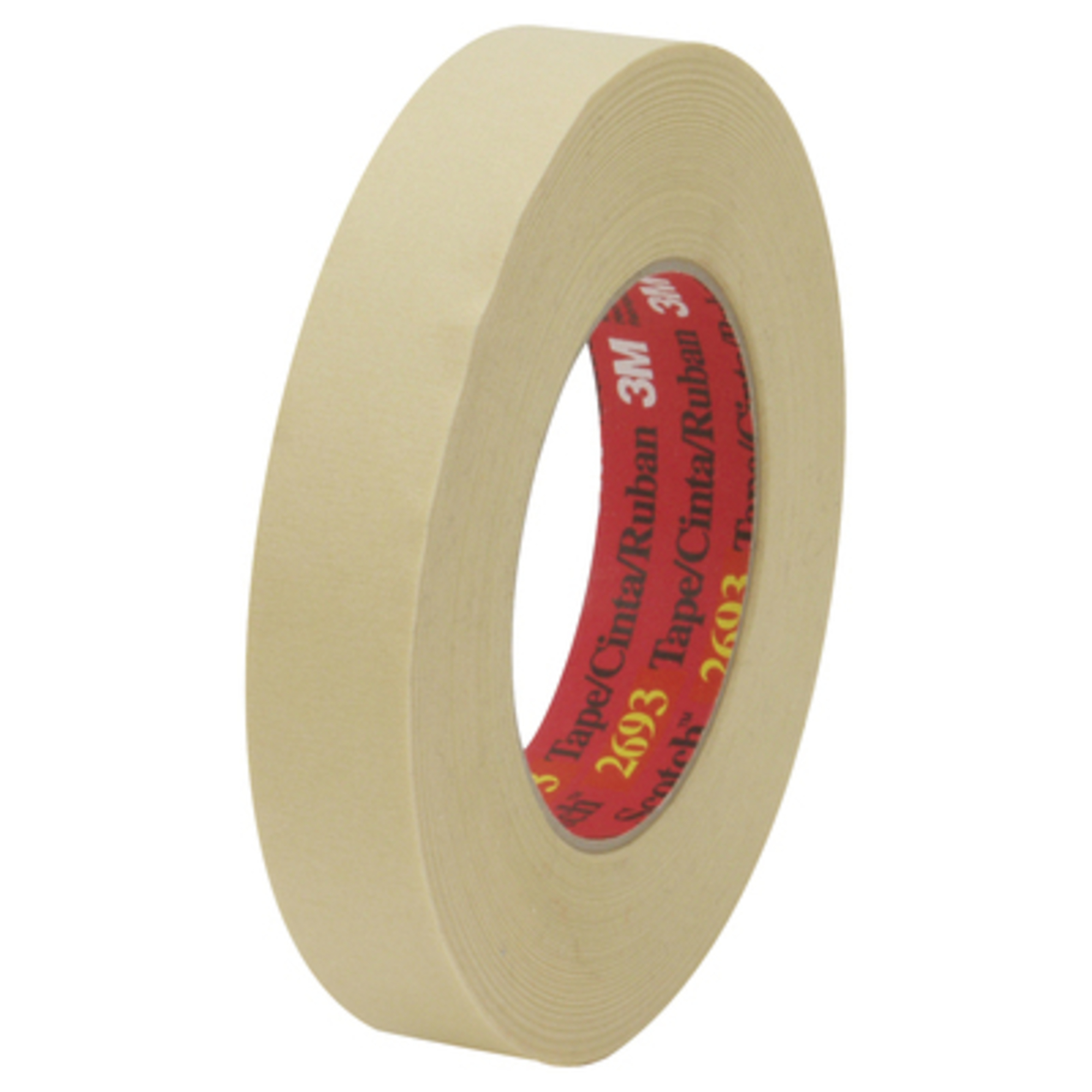 Scotch, 3in. x 60 yds. 3M 2693 Masking Tape 12/CS, Model# T9382693 ...