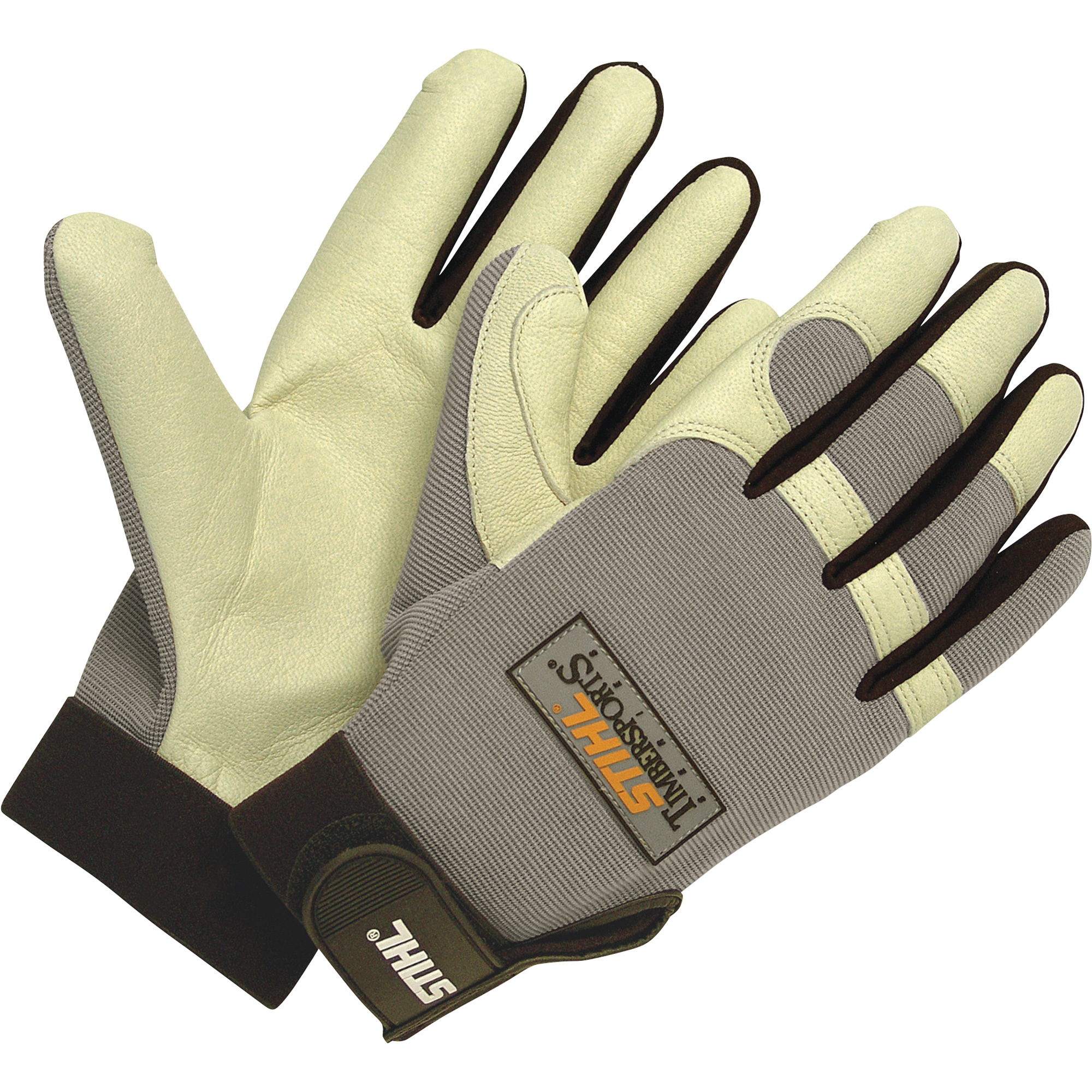 STIHL TimberSports Leather Gloves, Medium, Model 7010 884 1133