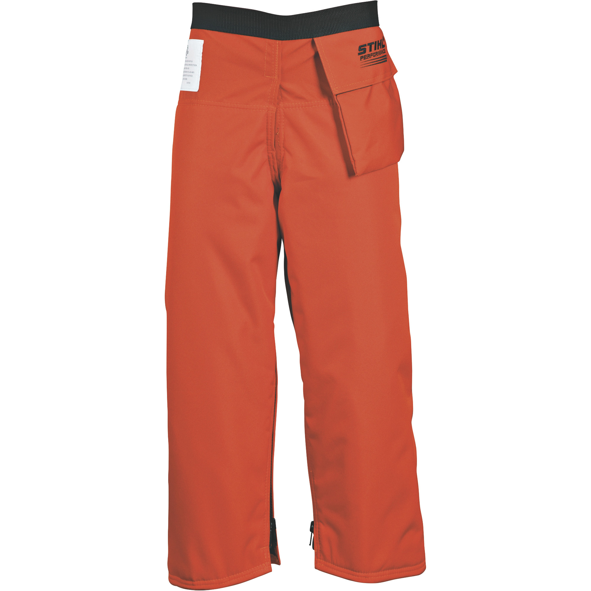 STIHL Performance Series Zip Apron Chaps â Orange, 36Inch Length, Model 0000 886 3202