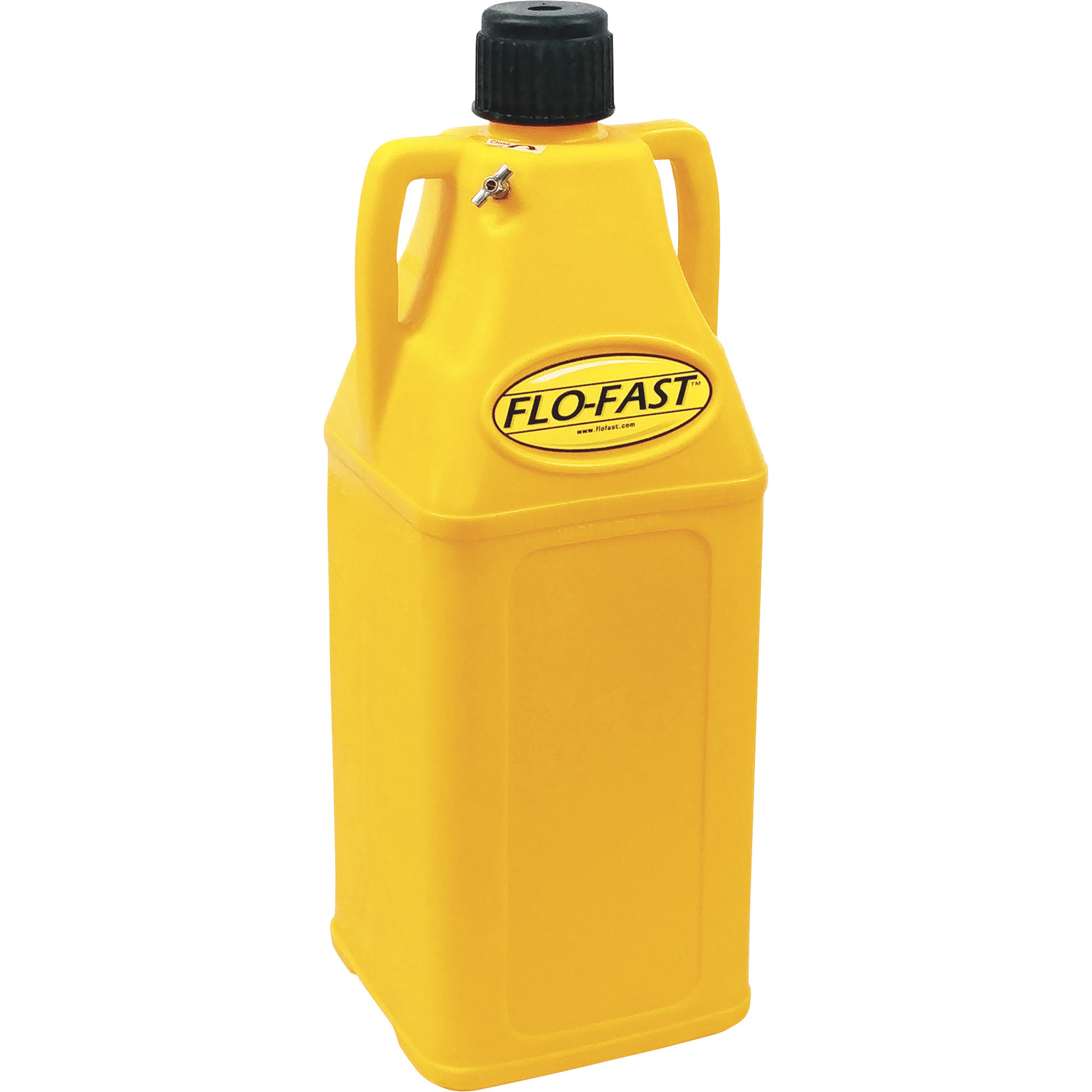 FLO-FAST Container, 10.5-Gallon, Yellow, For Diesel, Model 10504