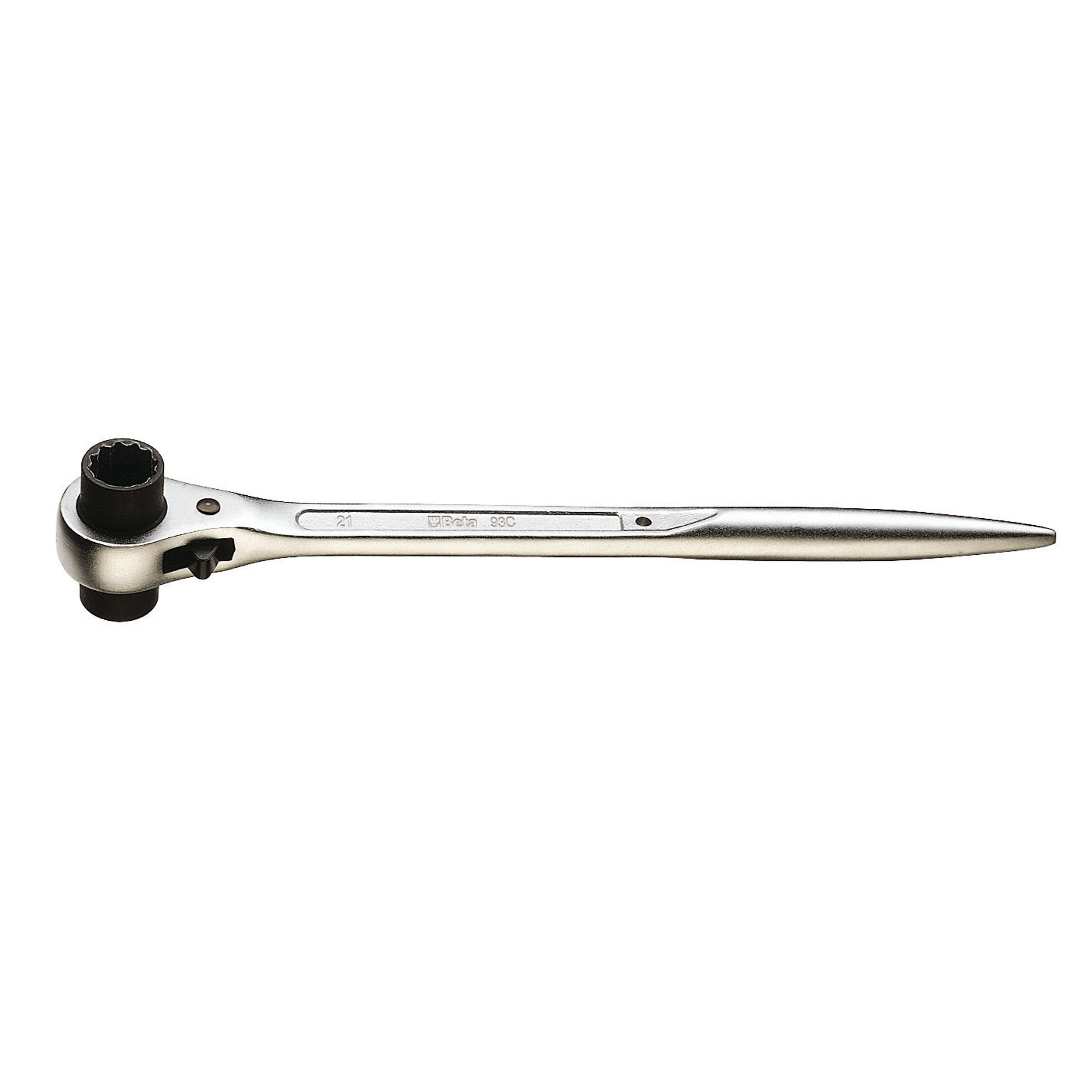 Icon Script C Beta 93C Double-Sided Scaffolding Ratchet Wrench, Metric 21mm x 22mm ...