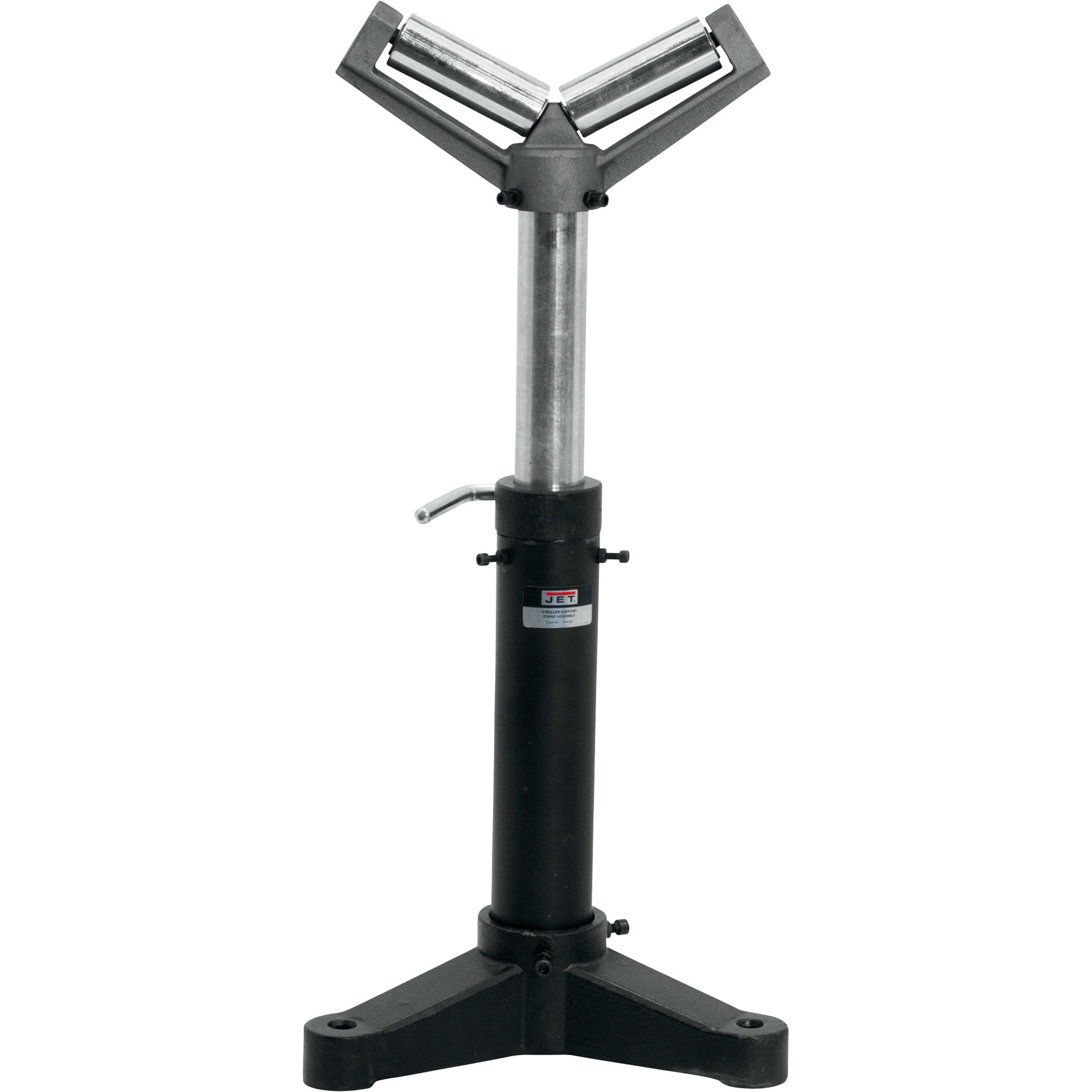 JET V-Roller Adjustable Material Support Stand, 1-Ton Capacity, Model 414122