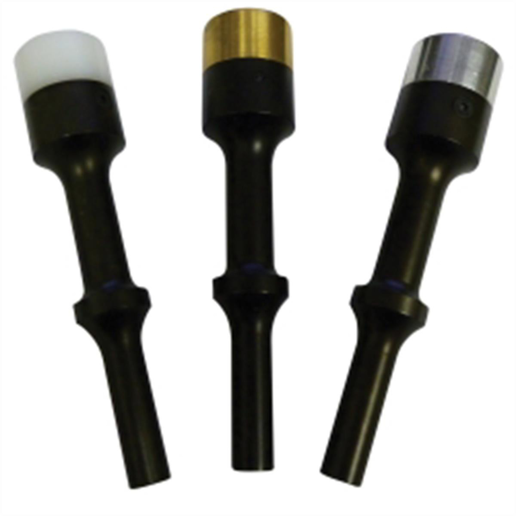 VIM Tools Soft Tip Air Hammers  3Piece Aluminum Brass Nylon Heads NonSparking NonMarring Model VIMAH100