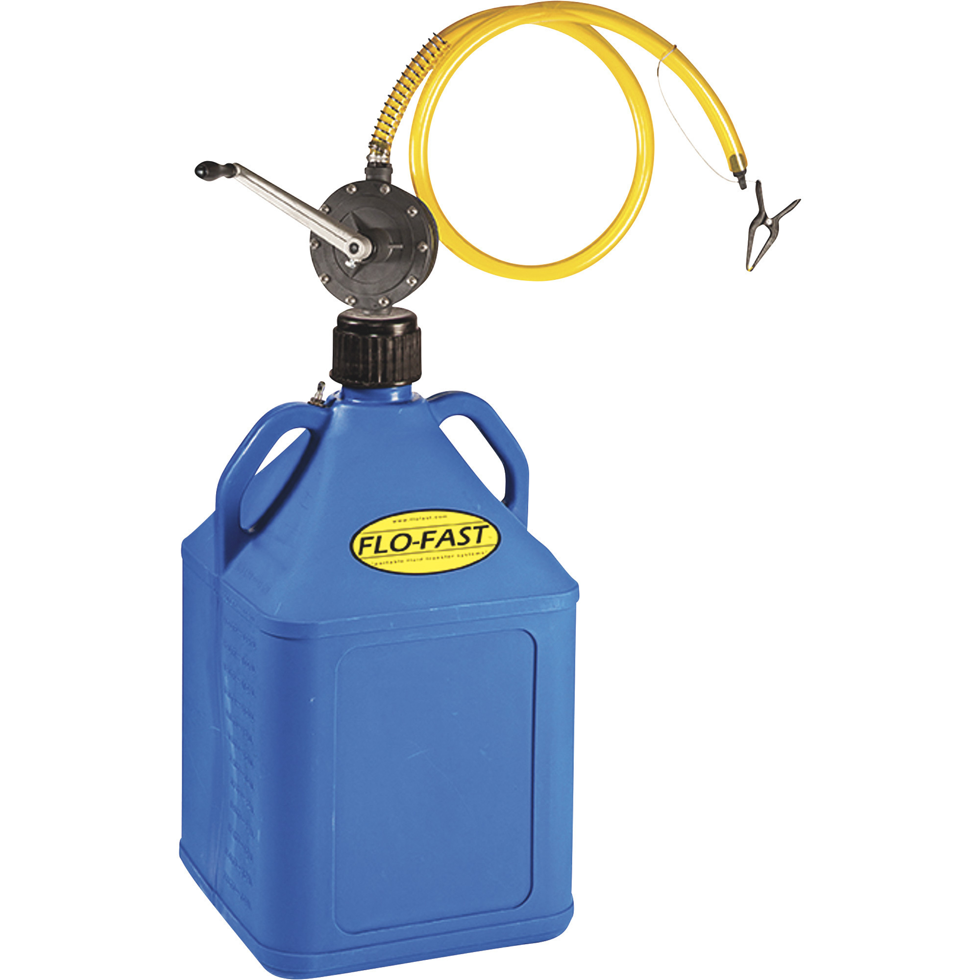 FLO-FAST Container With Pump, 15-Gallon, Blue, For Kerosene, Model 31005-B