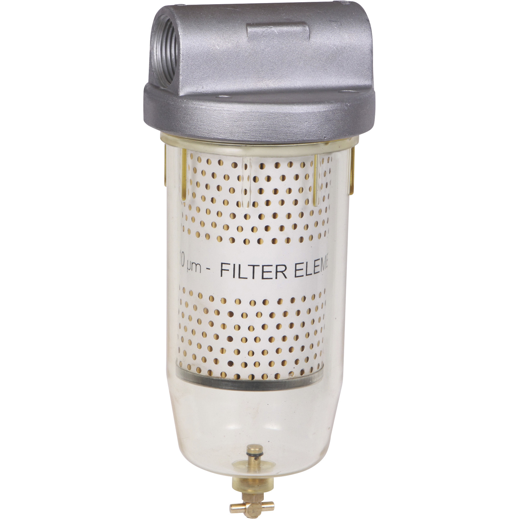 GROZ Fuel Filter, 10 Micron, 5 GPM, 1Inch NPT (F), Model FFL/01/N