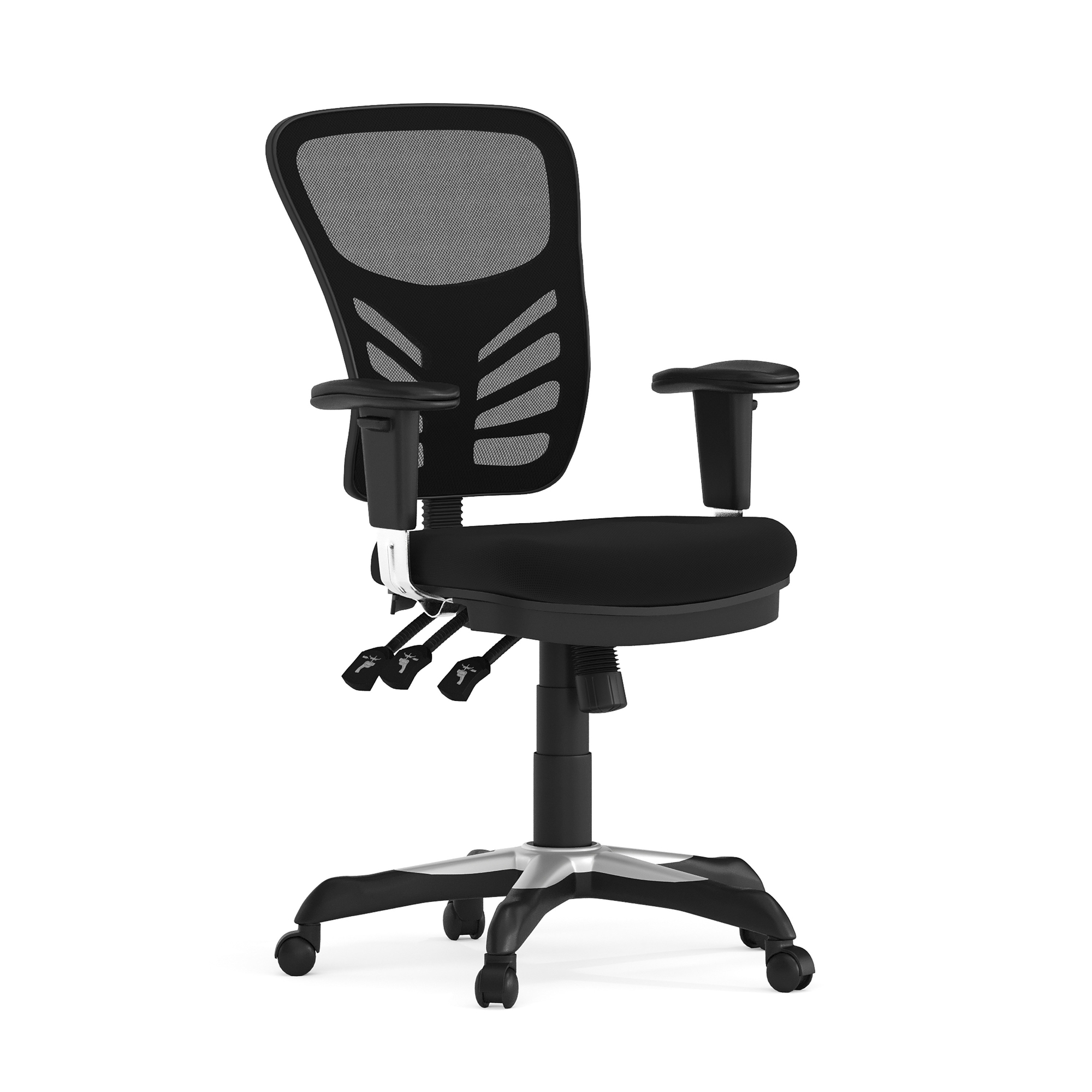 Mid-Back Executive Chair — Black, 250-Lb. Capacity, Model - Flash Furniture HL0001