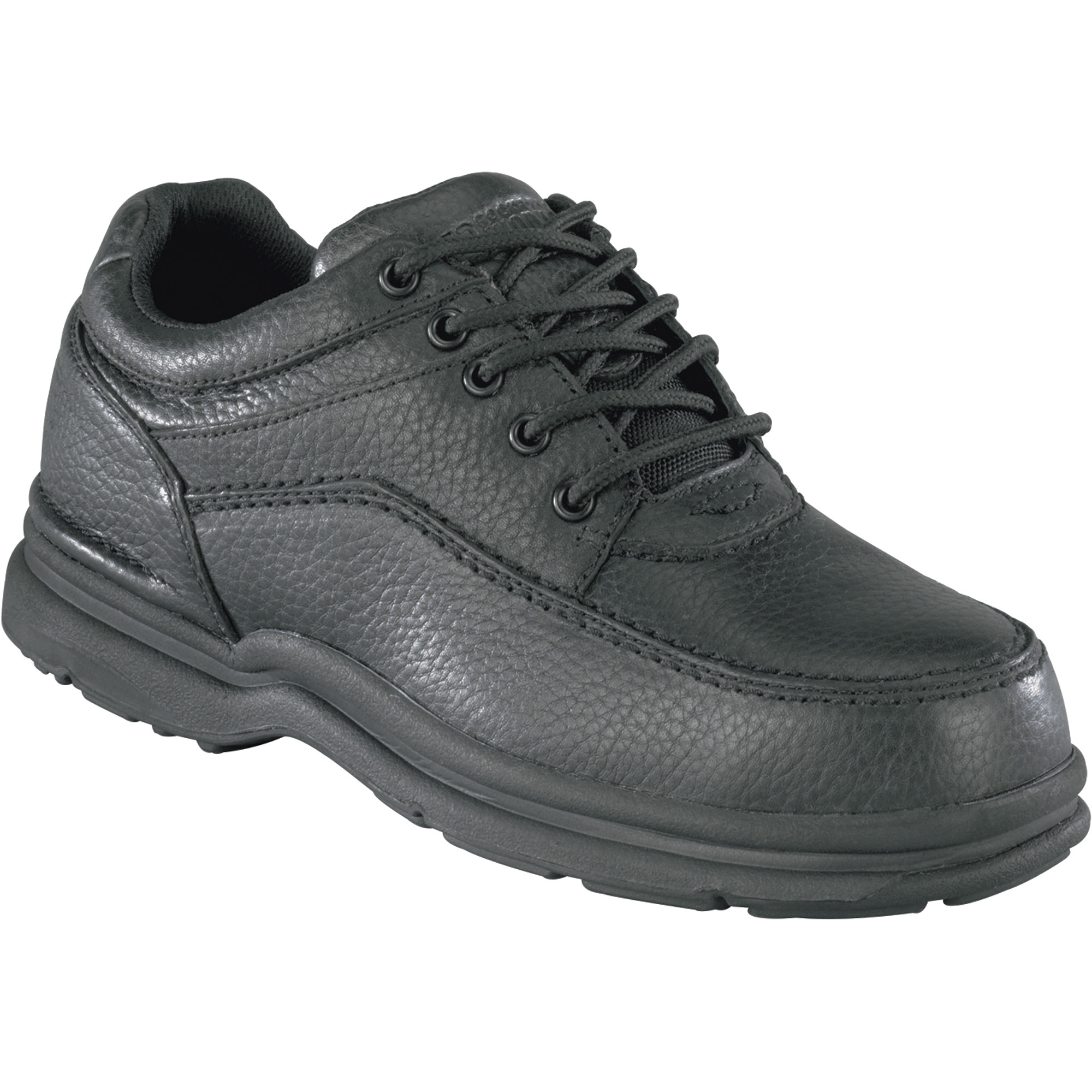 Rockport Men's World Tour Steel Toe Oxford - Black, Size 11, Model RK6761