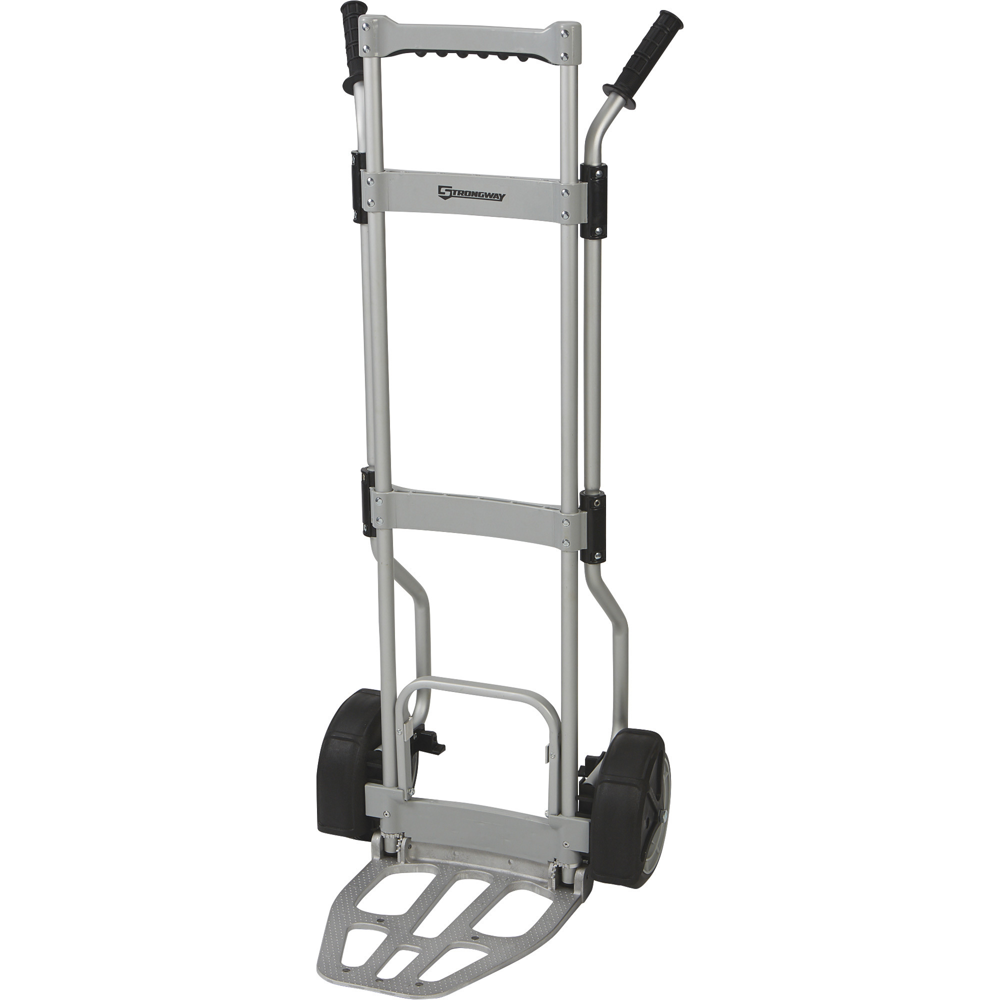 Strongway Folding Aluminum Hand Truck, 600-Lb. Capacity