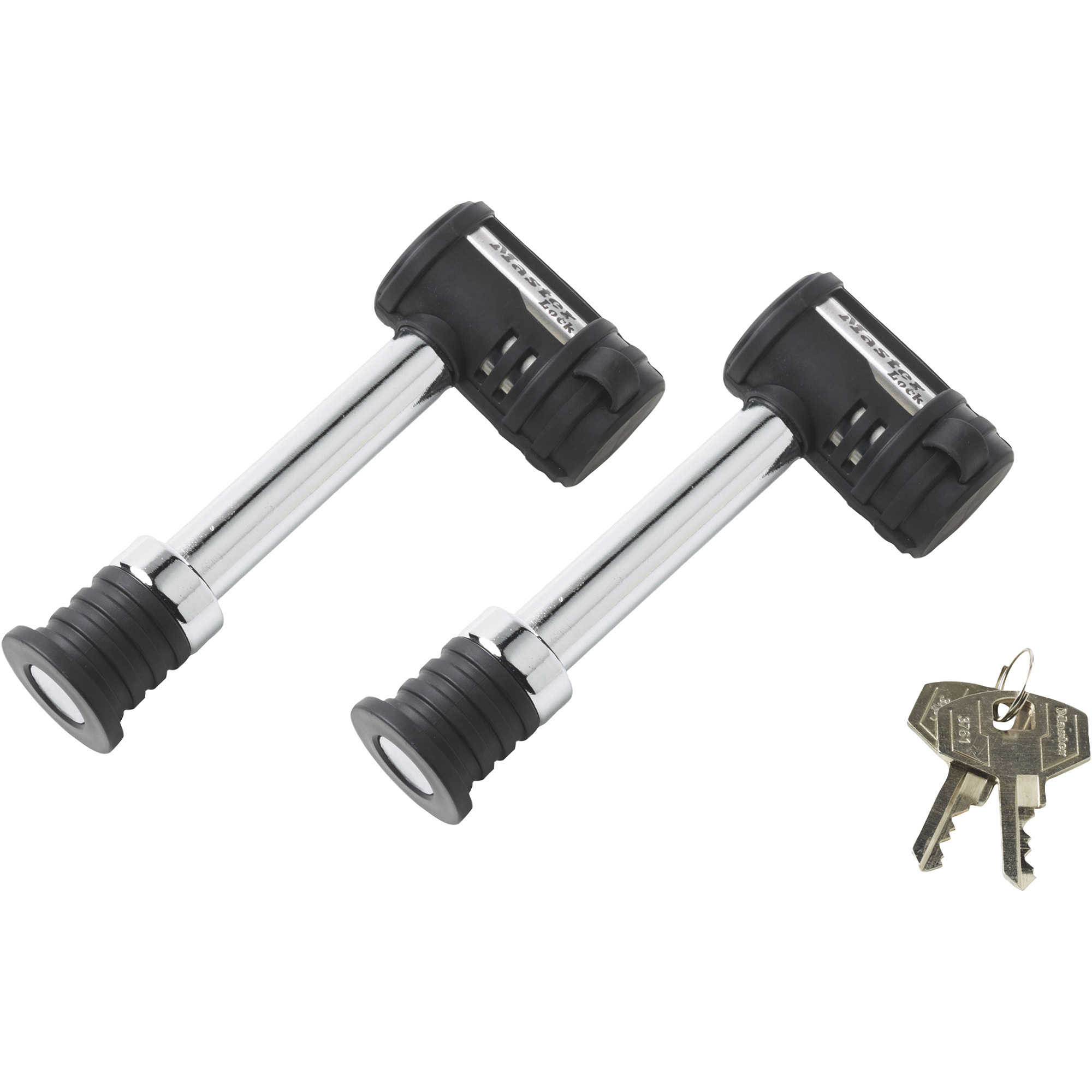 Master Lock Barbell Trailer Receiver Lock â 2-Pack, 5/8Inch (16mm), Class III/IV, Model 1479TAT