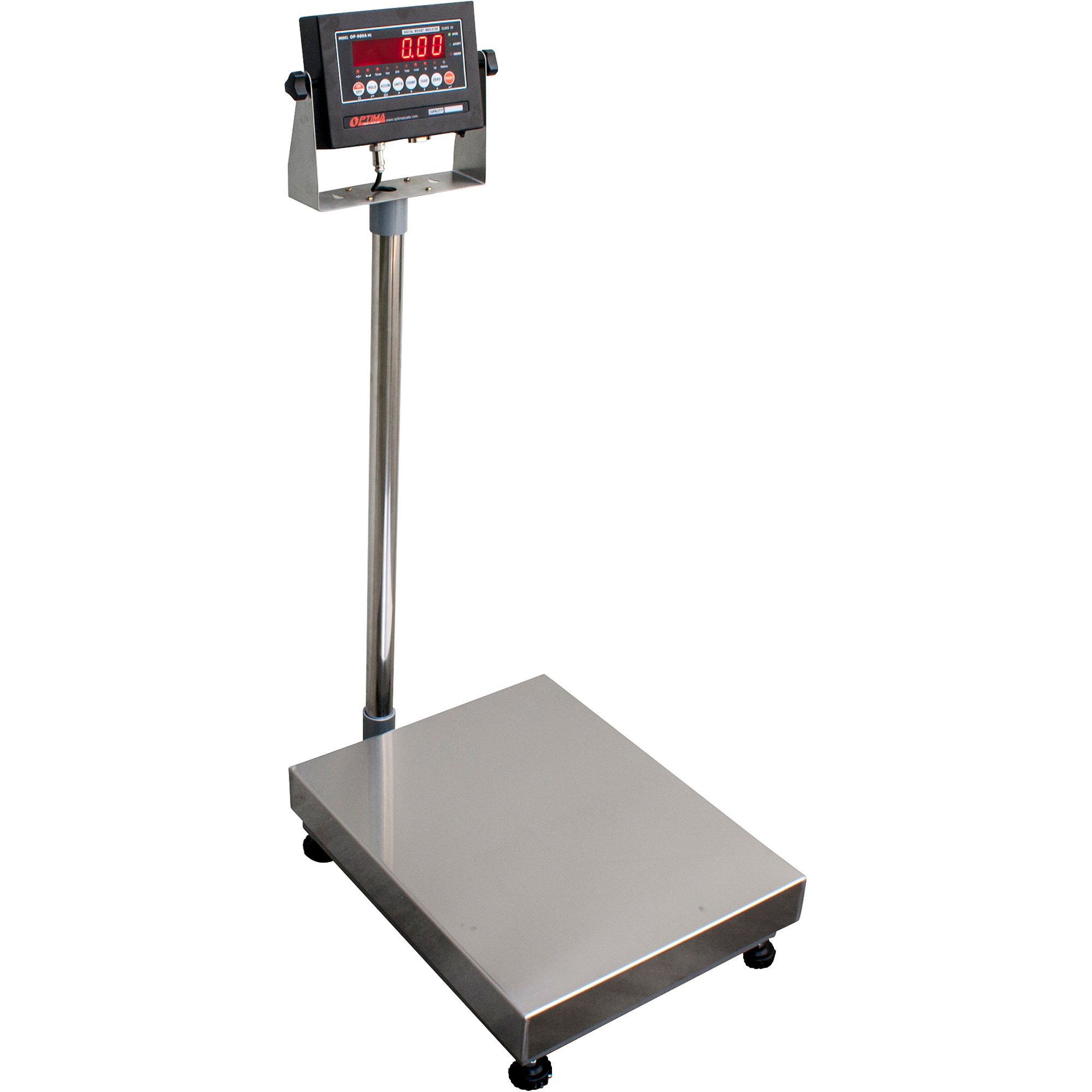 Optima Scale 24Inch x 18Inch Bench Scale — 500-Lb. Capacity, 0.1-Lb. Display Increments, Model OP-915-1824-500 -  OptimaScale