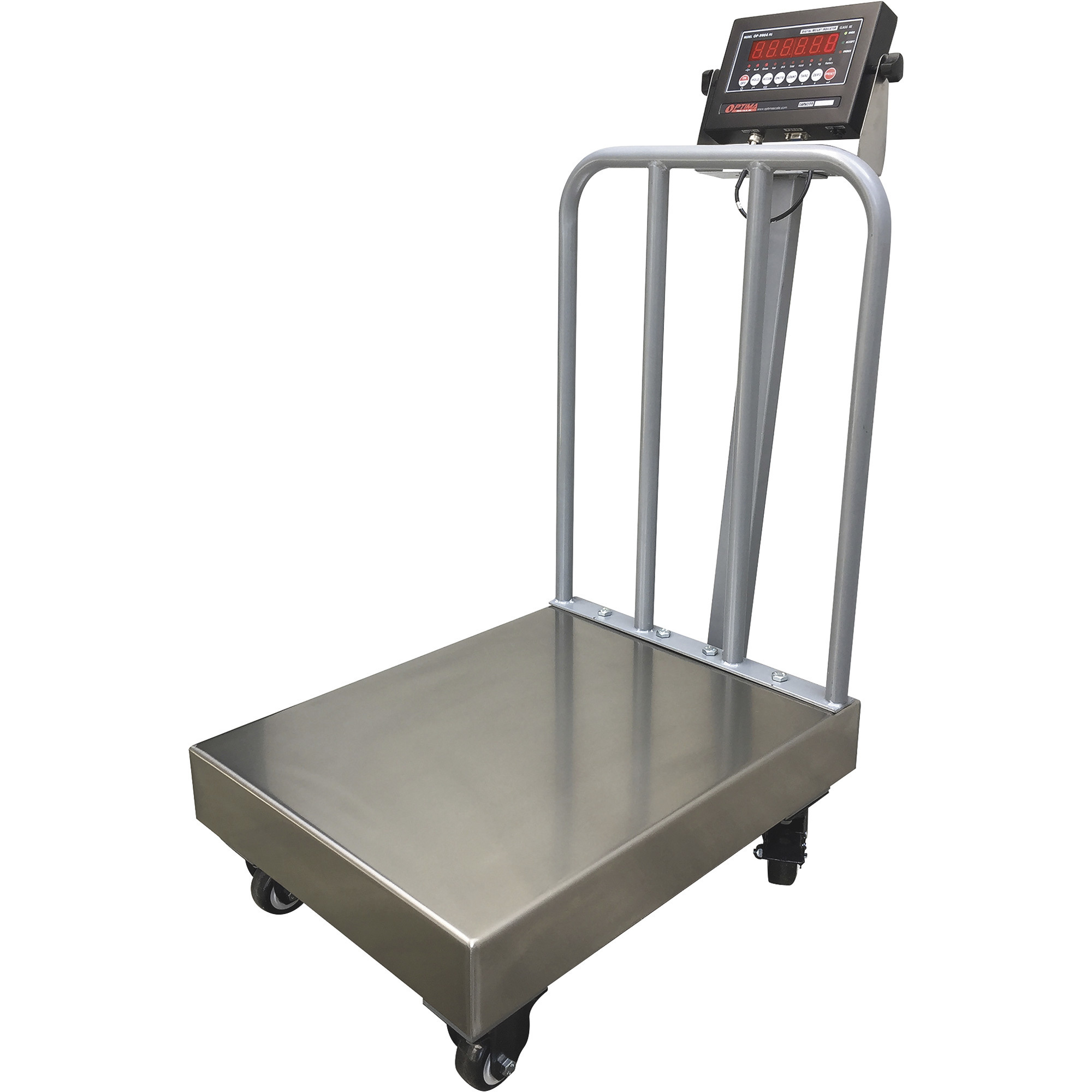 Optima Scale 24Inch x 18Inch Portable Bench Scale — 500-Lb. Capacity, 0.1-Lb. Display Increments, Model OP-915BW-1824-500 -  OptimaScale