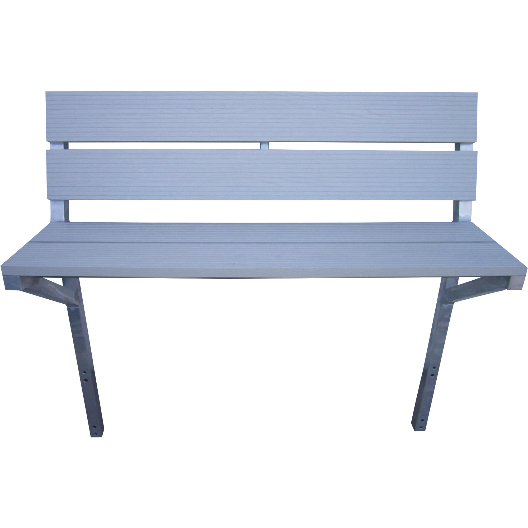 Patriot Docks Bench Kit â With Gray Aluminum Panels, Model 10837