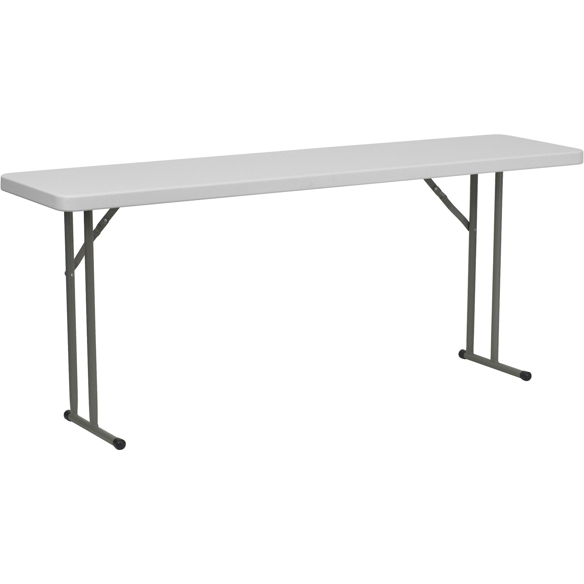 Flash Furniture 6Ft. Rectangular Plastic Training Table â Granite White, Model DADYCZ180GW