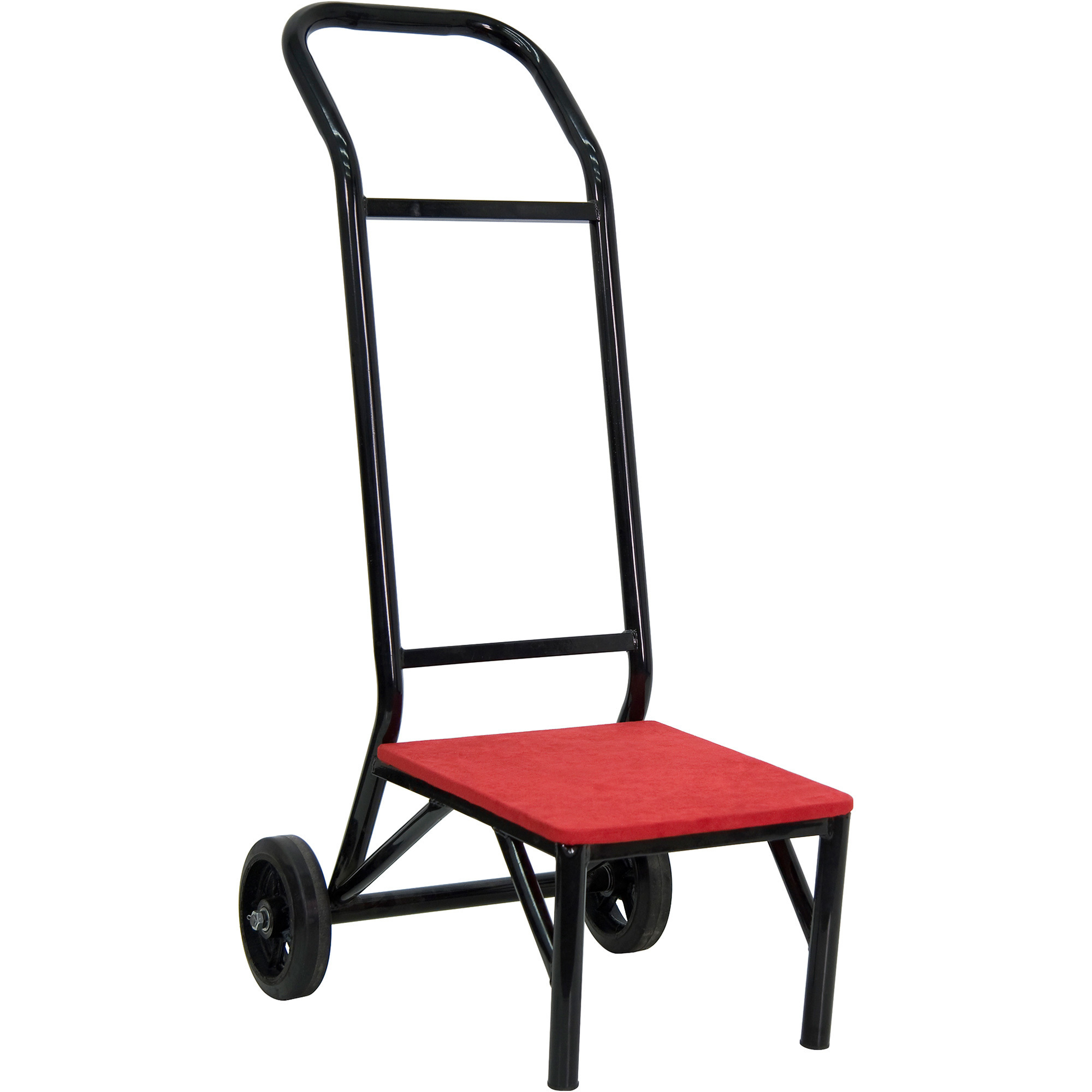 Steel Stack Chair Dolly with Handle — Black, 20Inch W x 40Inch D x 42 1/2Inch H, Model - Flash Furniture FDSTKDOLLY