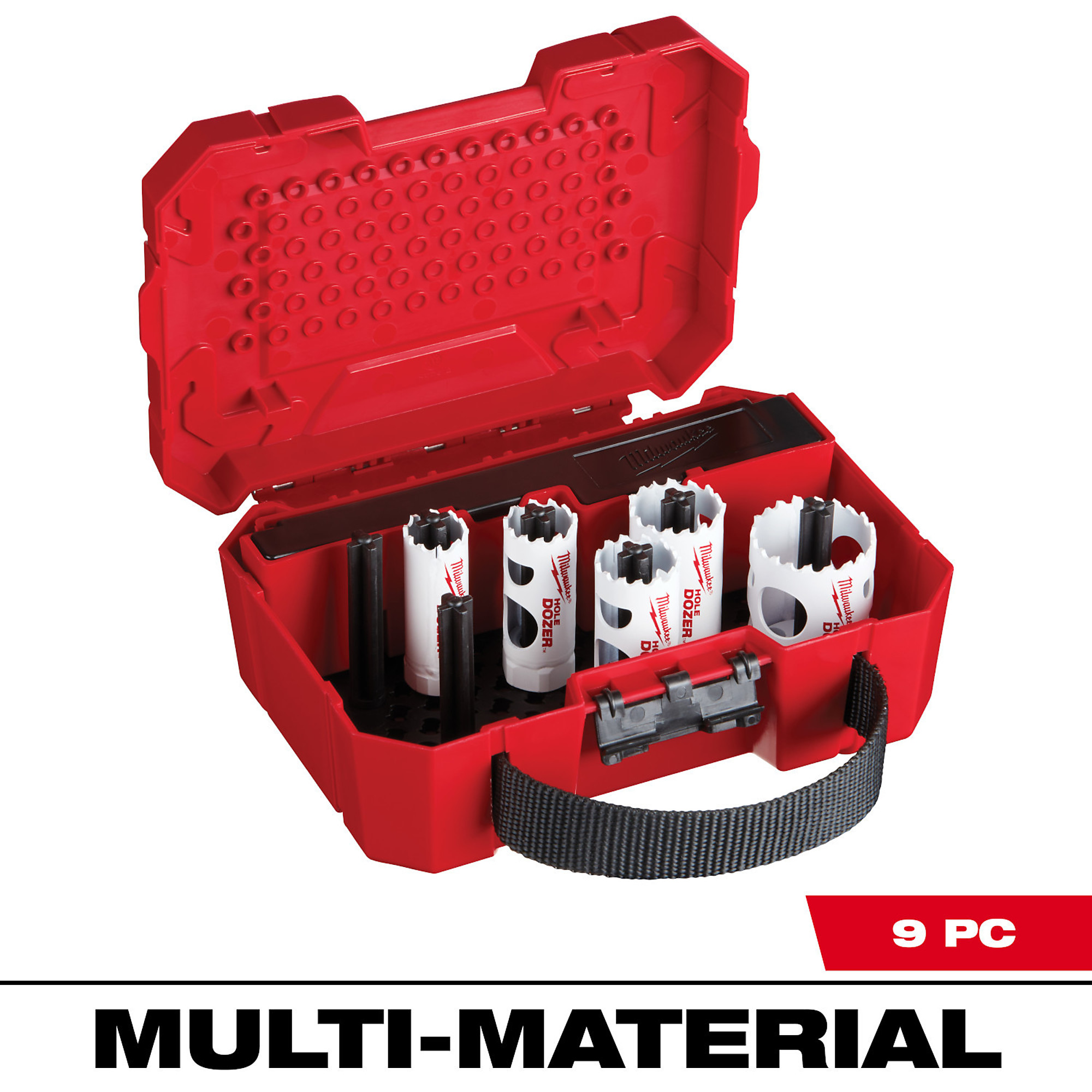 Milwaukee Hole Dozer Hole Saw Kit, 9-Piece, Model 49-22-4006