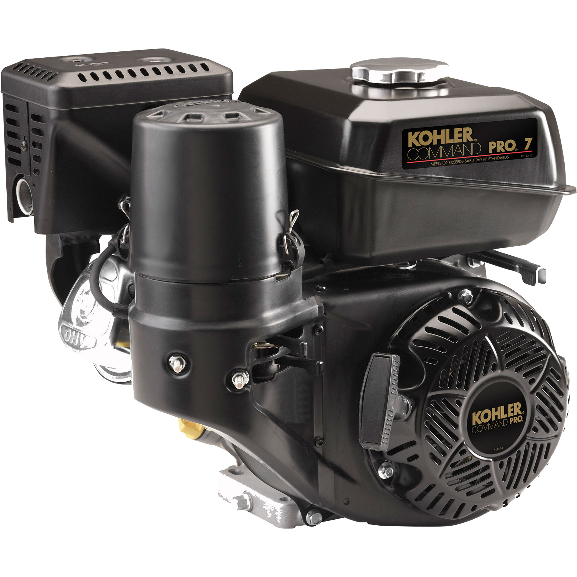 Kohler Command Pro Horizontal Engine â 208cc, 3/4Inch x 2 7/16Inch Shaft, Model PA-CH270-3152