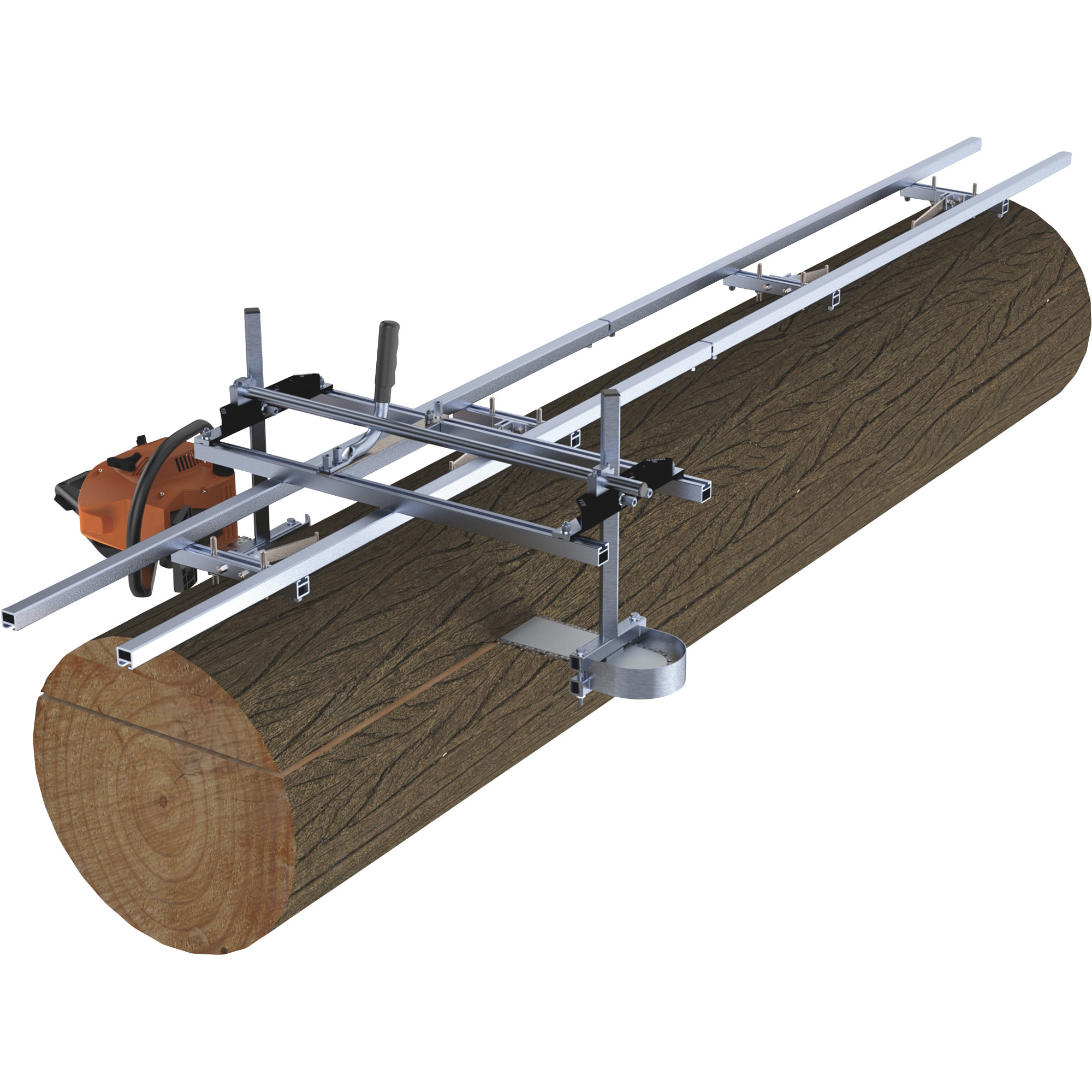 Granberg EZ 10 Ft. Rail Sawmill Guide System â 4 Crossbar Kits, Model G1010