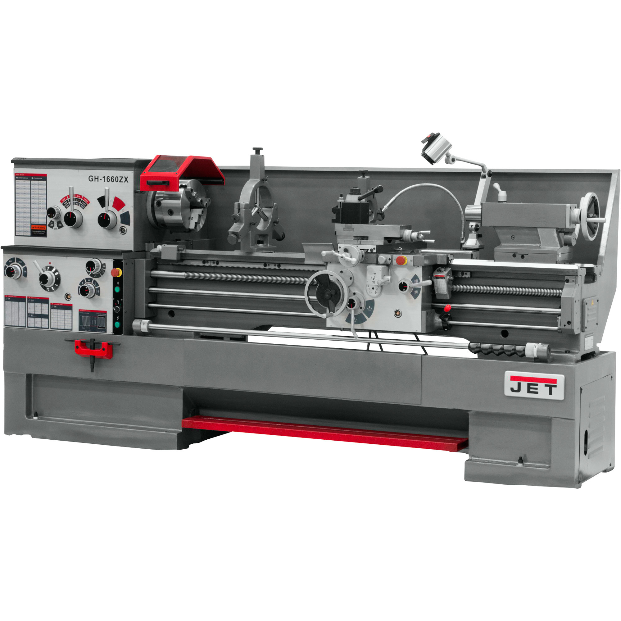 ZX Series  Large Spindle Bore Lathe with Taper Attachment, 18in. x 60in., Model# GH-1860ZX/ - JET 321463