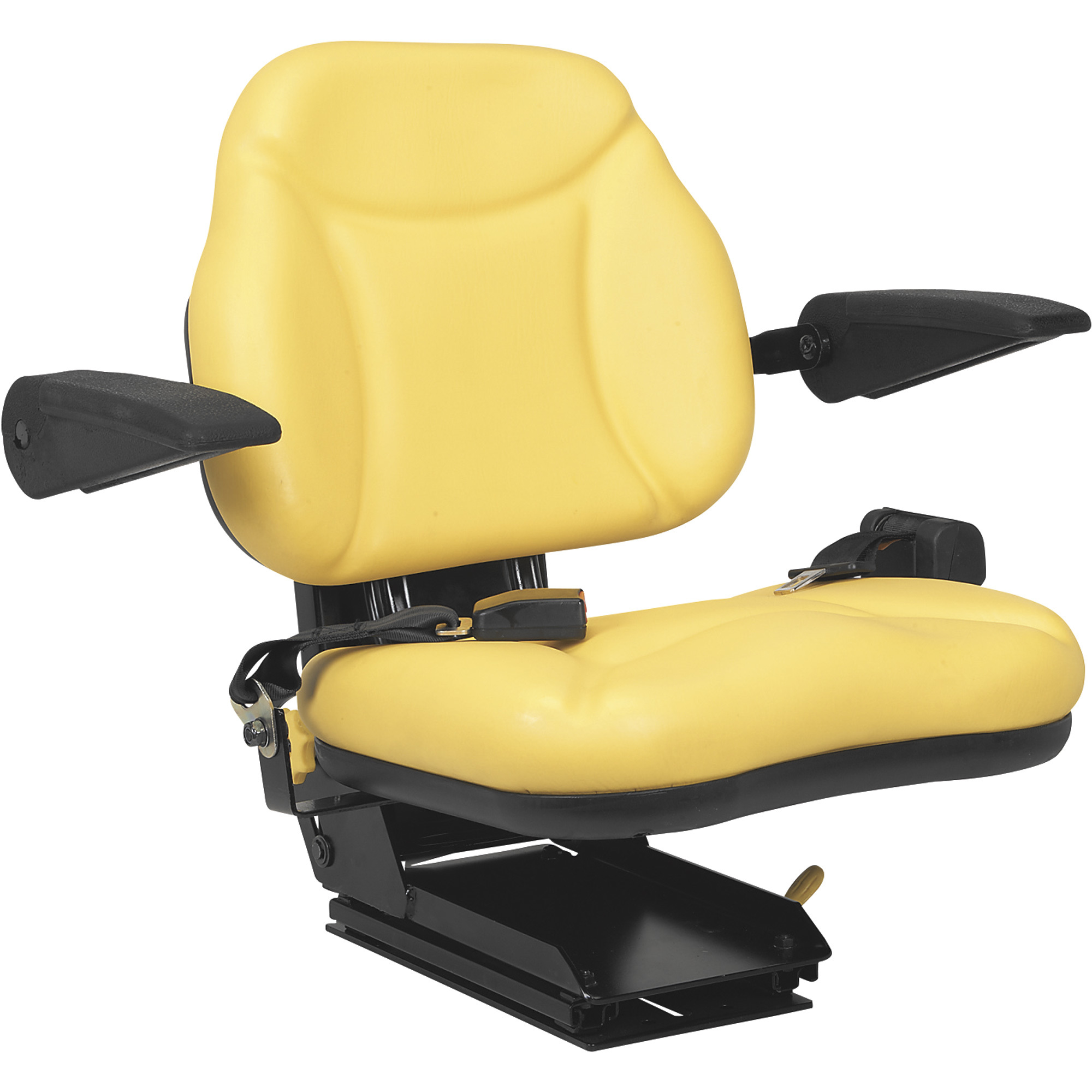 A & I Products Big Boy Suspension Tractor Seat â Yellow, Model BBS108YL