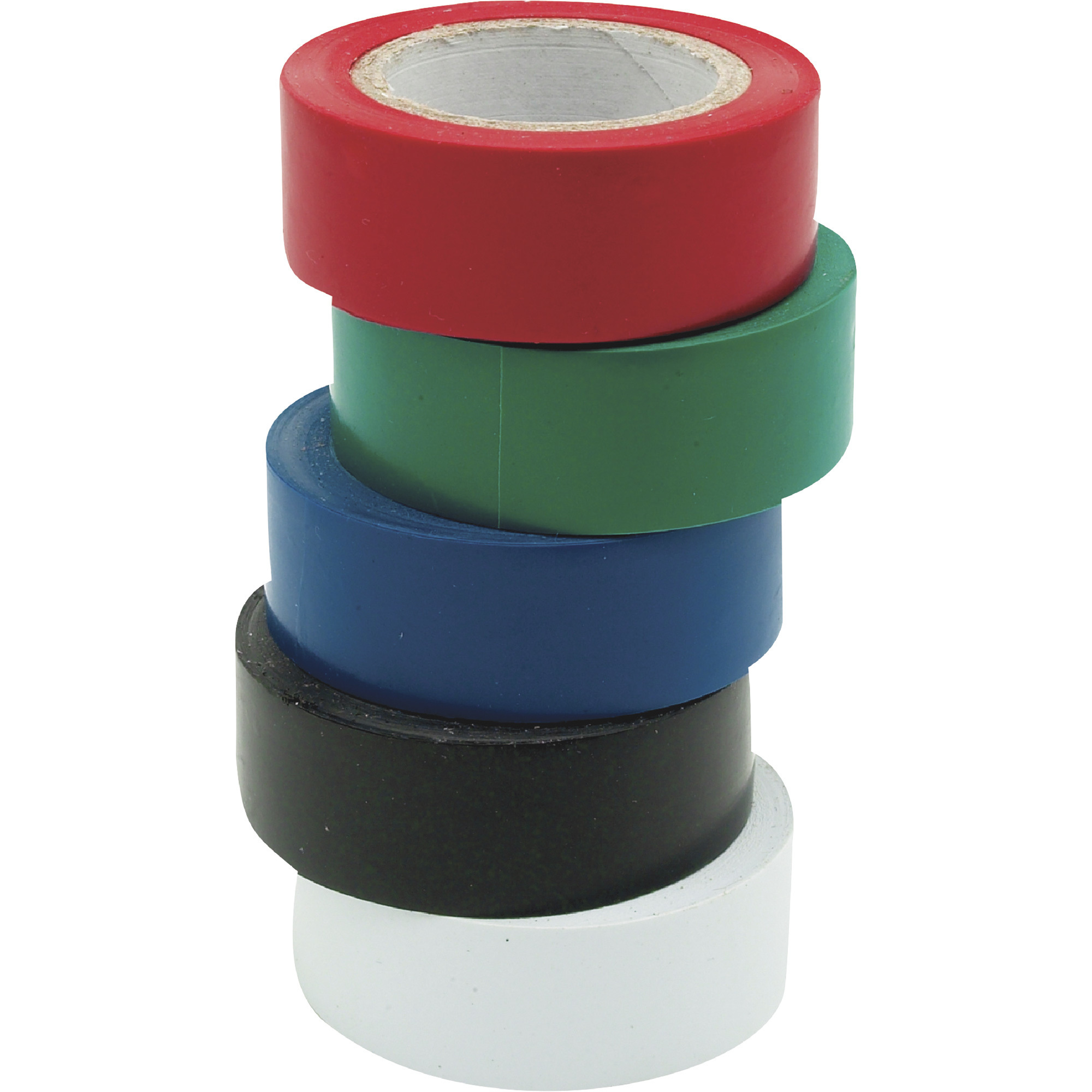 Performance Tool Colored Electrical Tape, 5-Pack, Model 20165