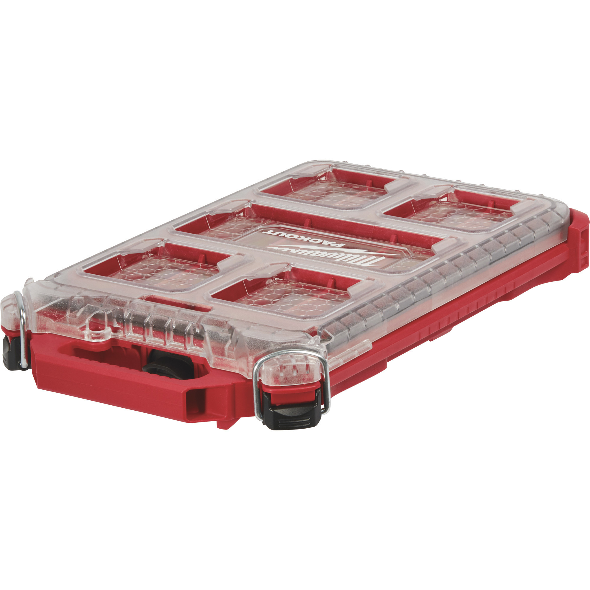 Milwaukee Packout Compact Low-Profile Organizer, 9.76Inch W x 16.38Inch D x 2.52Inch H, Model 48-22-8436