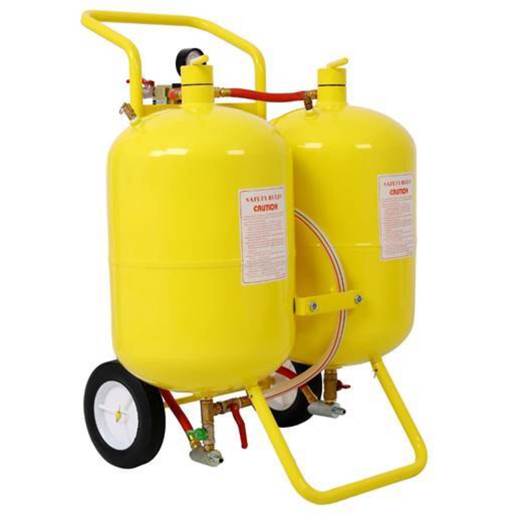 Dual Tank Abrasive Soda Blaster (2) 10-Gallon Tanks 100 lb., BAC ...