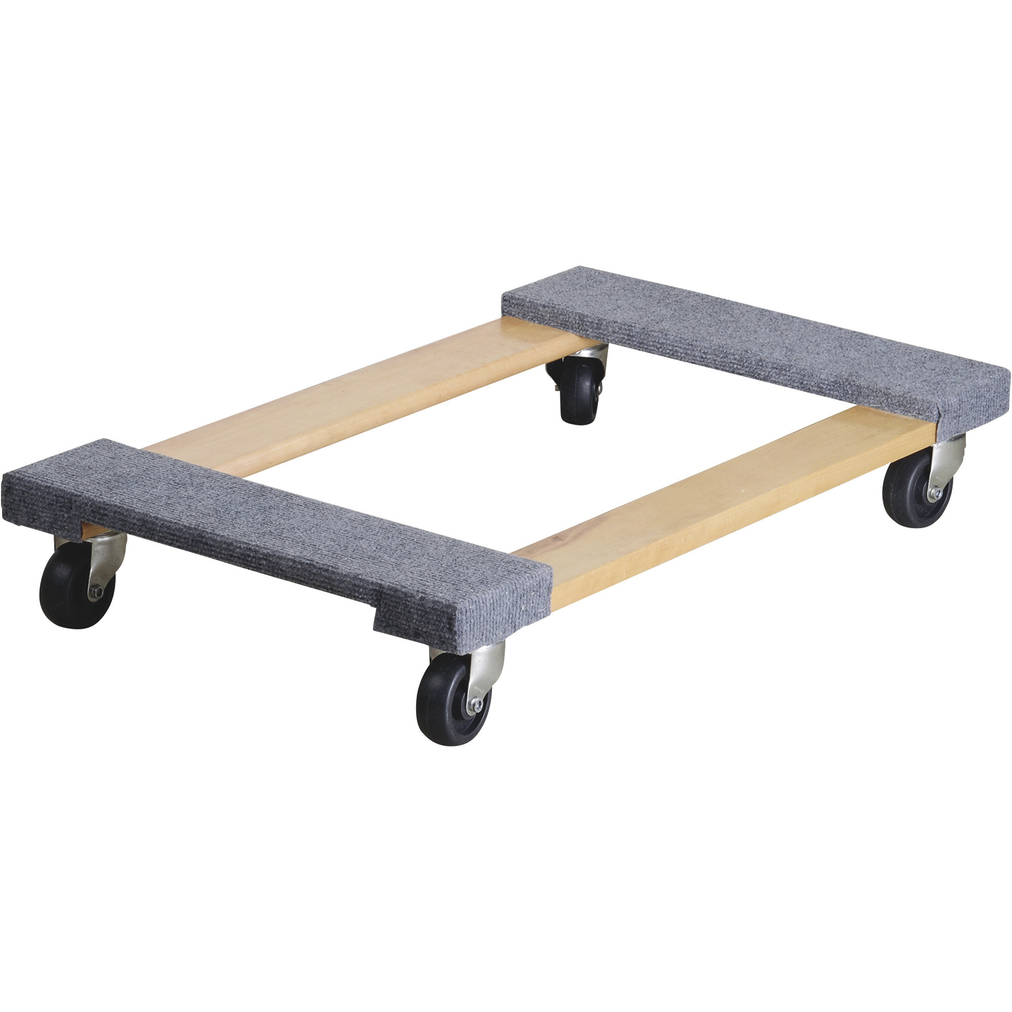 Ironton Carpeted Hardwood Mover's Dolly, 1000-Lb. Capacity, 30Inch L x 18Inch W