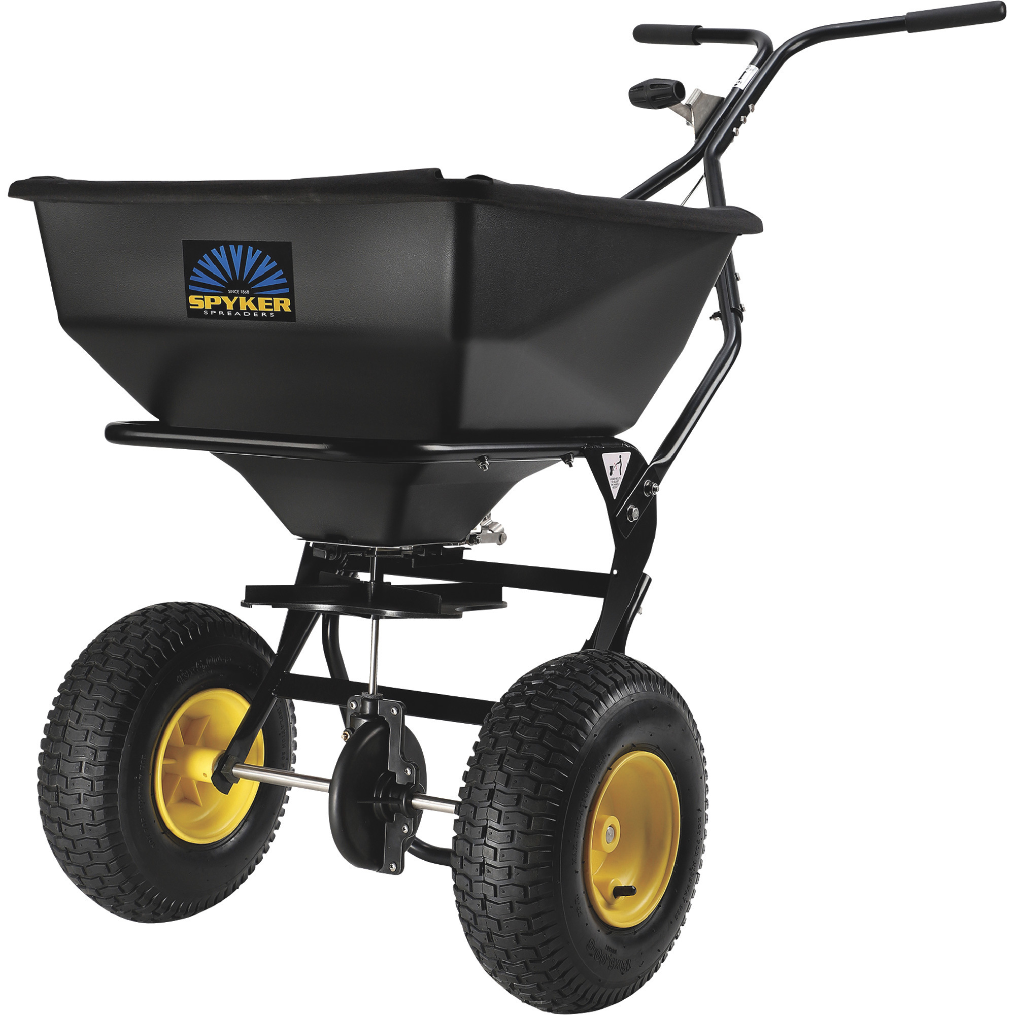 Spyker ERGO-Pro Walk-Behind Broadcast Spreader, 80-Lb. Capacity, Model SPY80-1P