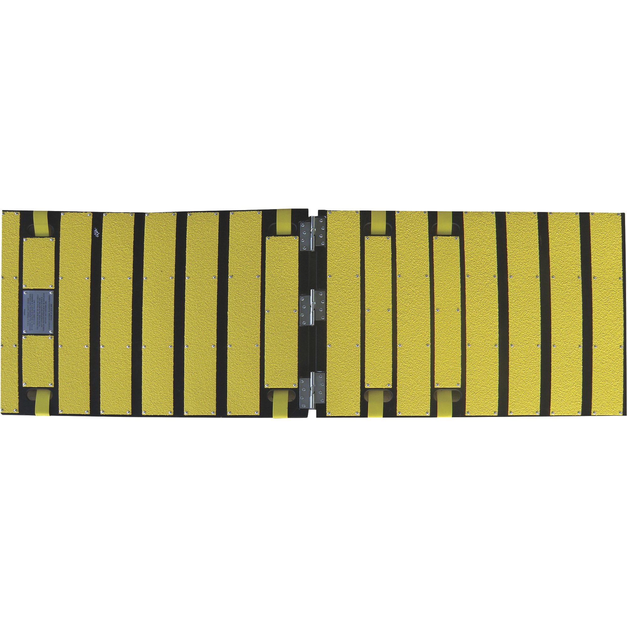 AME International Standard Two-Piece 28.3Inch Dozer Maintenance Mat, Yellow, Model 15347