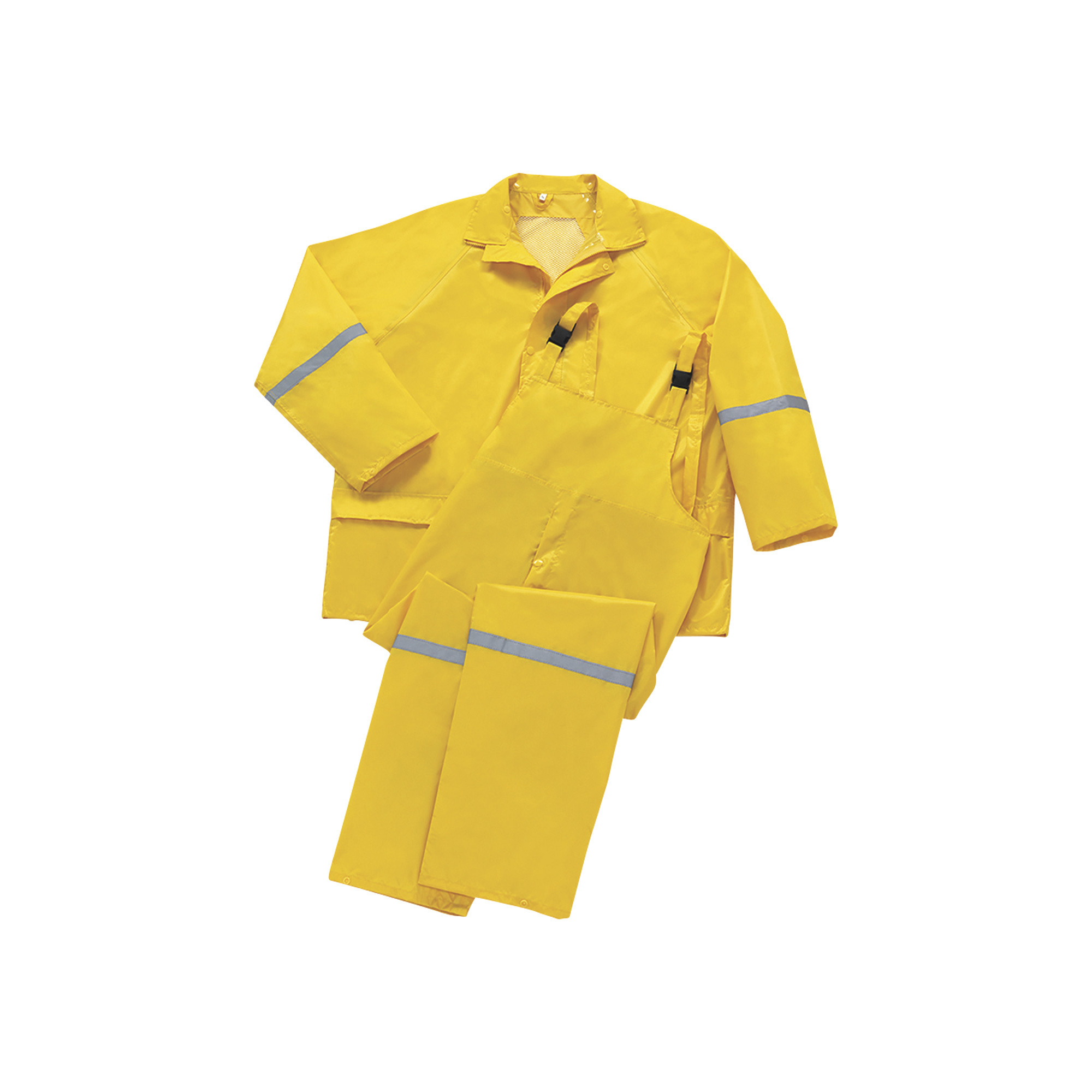 West Chester Men's Protective Gear 3-Piece Rain Suit - Yellow, Large, Model 44336/L