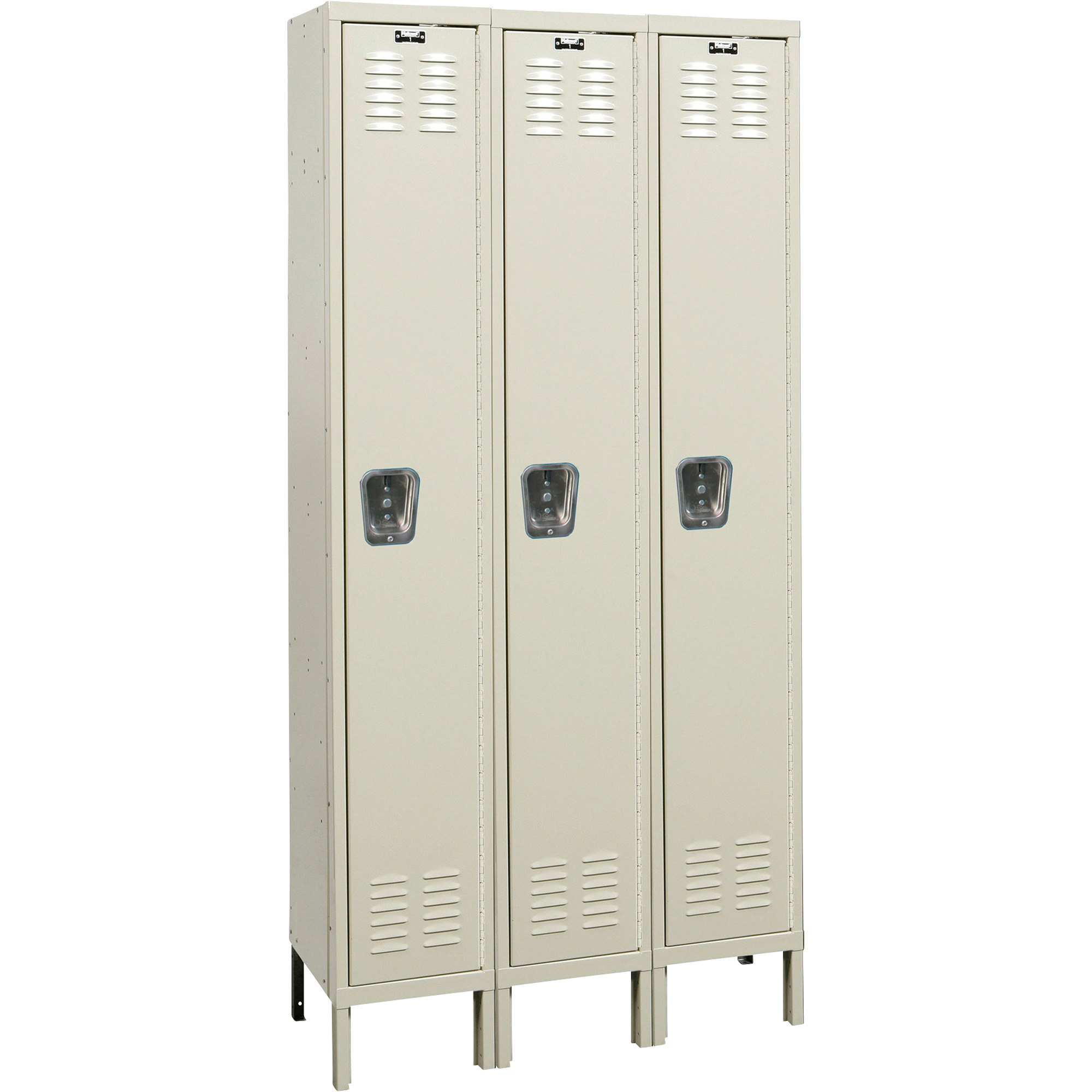 Premium Wardrobe Locker — Tan, 12Inch W x 36Inch D x 78Inch H, Model - Hallowell U3228-1PT