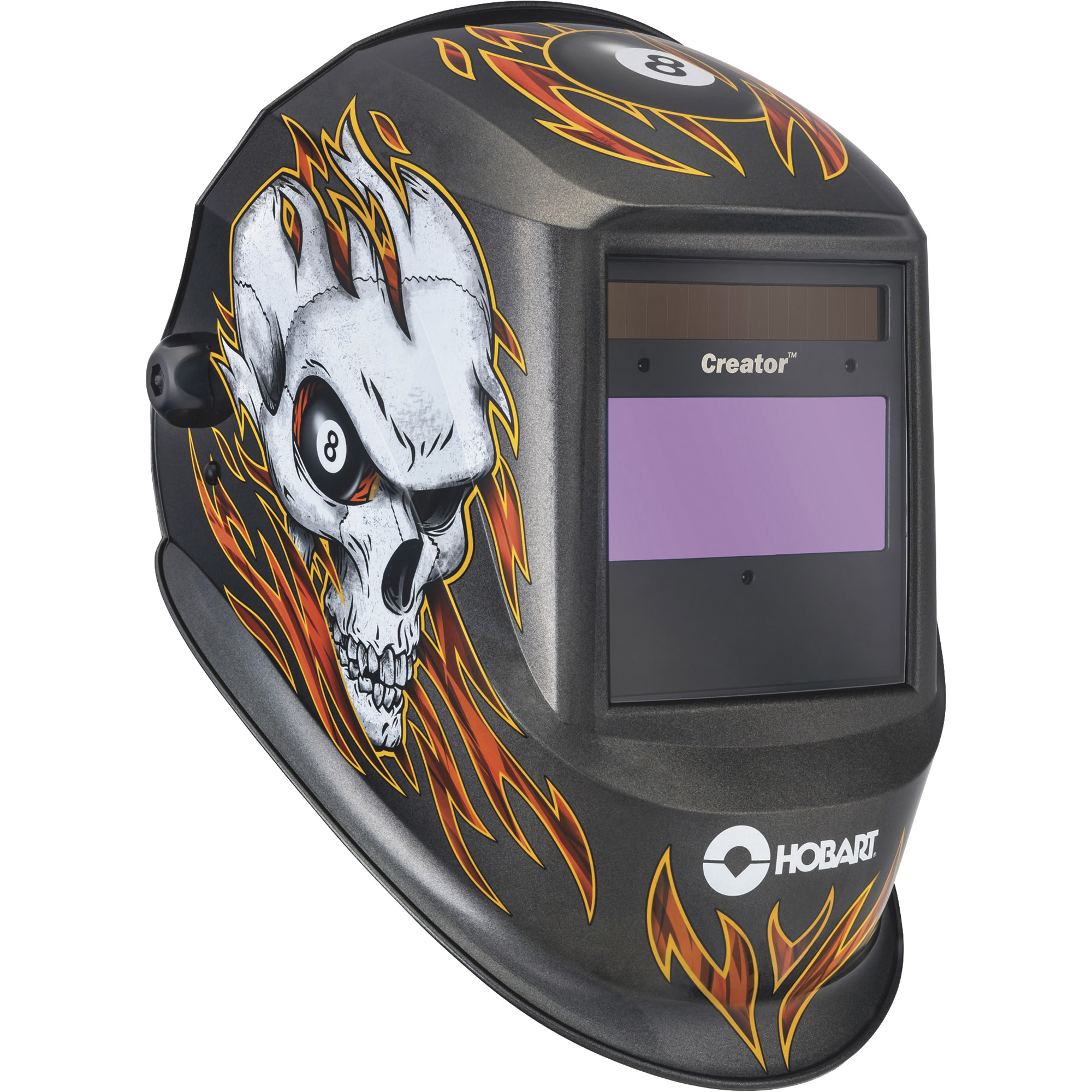 Hobart Creator Series Auto-Darkening Welding Helmet with Grind Mode â Finisher Pattern, Model 770868