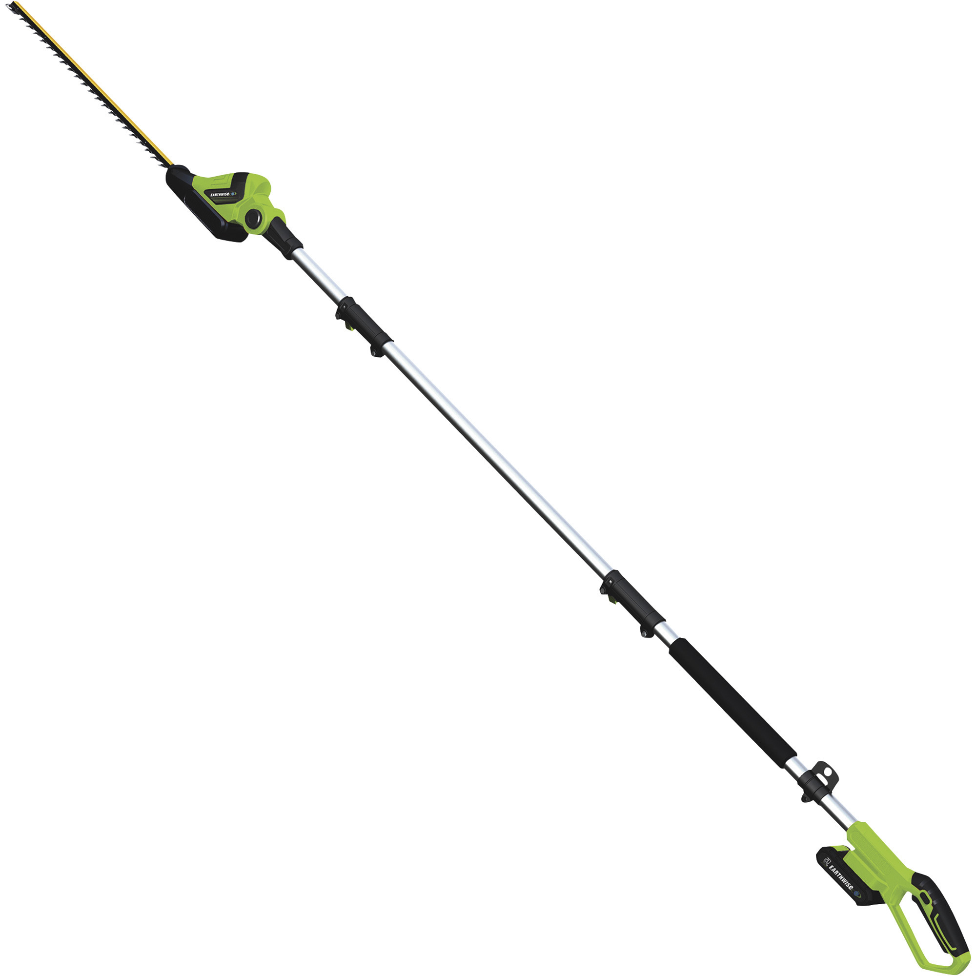 Earthwise Cordless Pole Hedge Trimmer, 20Inch Bar, 20 Volt, Model LPHT12022