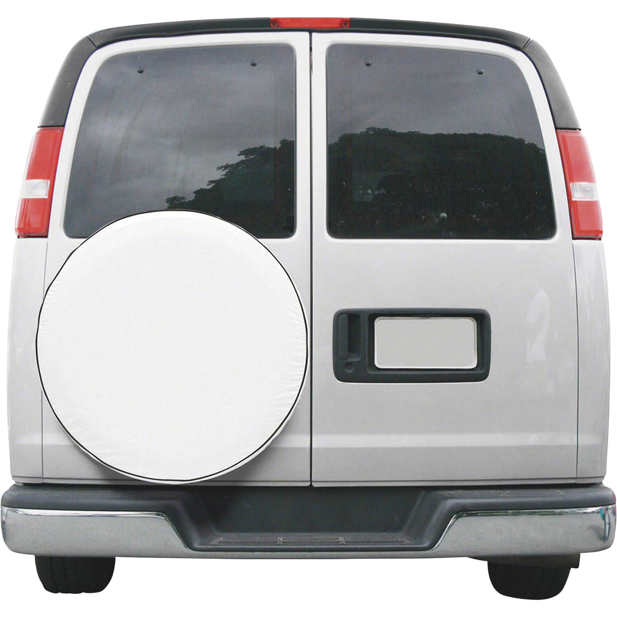 Classic Accessories OverDrive RV Custom Fit Spare Tire Cover, Snow White, Fits 24Inch-25Inch Diameter Wheels, Model 75110