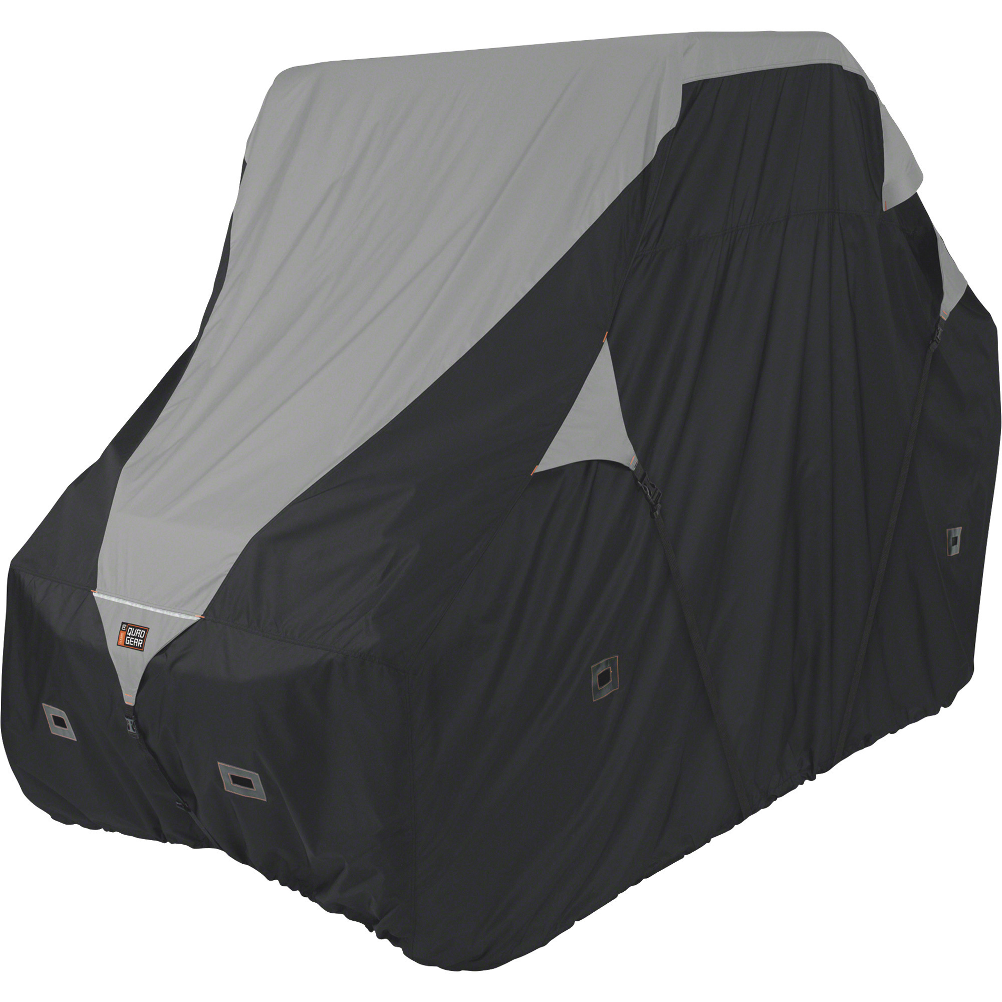 Classic Accessories QuadGear UTV Deluxe Storage Cover, Black/Gray, XL, Fits Mid-Size 2-Passenger UTVs up to 113Inch L x 60Inch W x 70Inch H, Model 18-