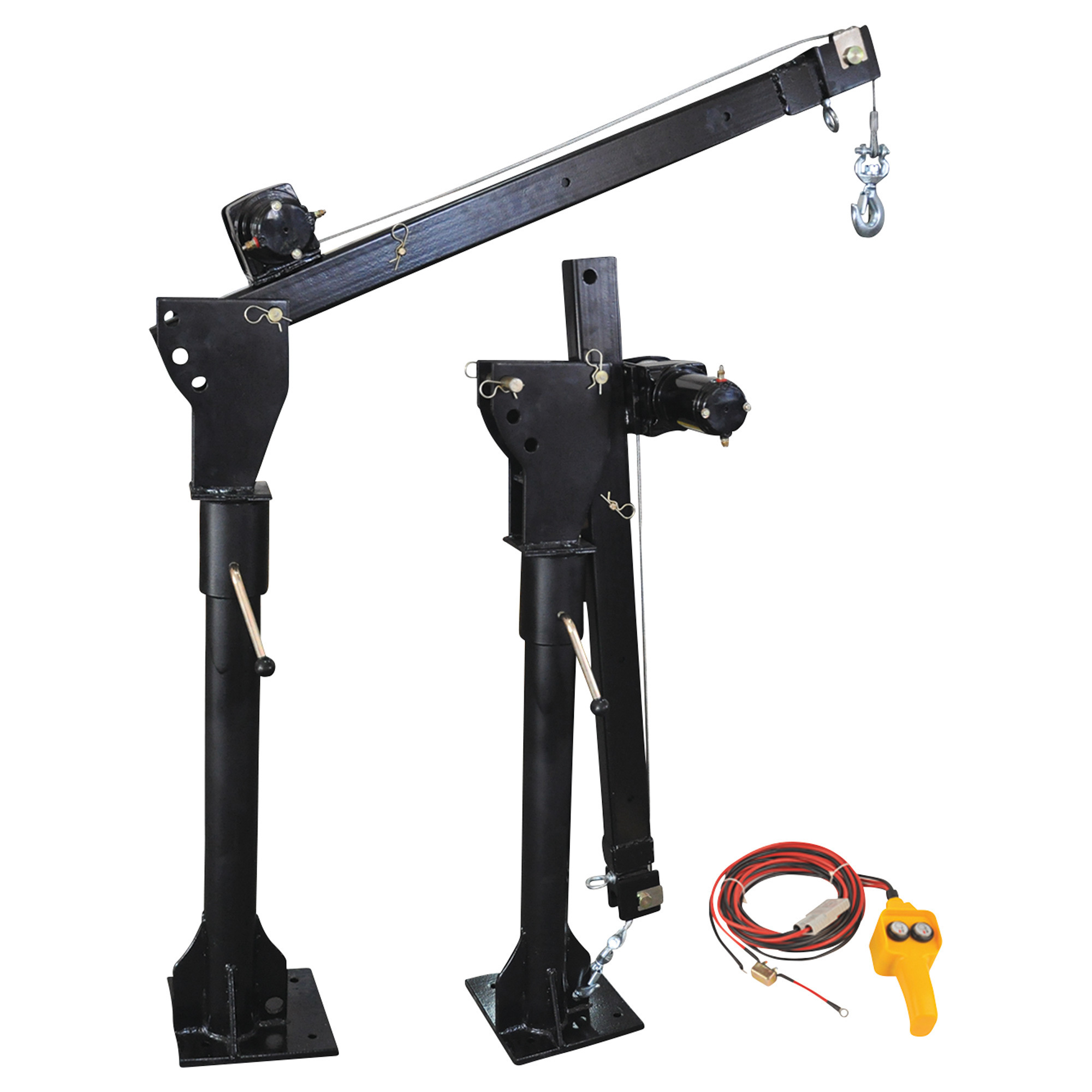 CargoMaster Electric Truck Crane, 1000-Lb. Capacity, 12 Volt Winch