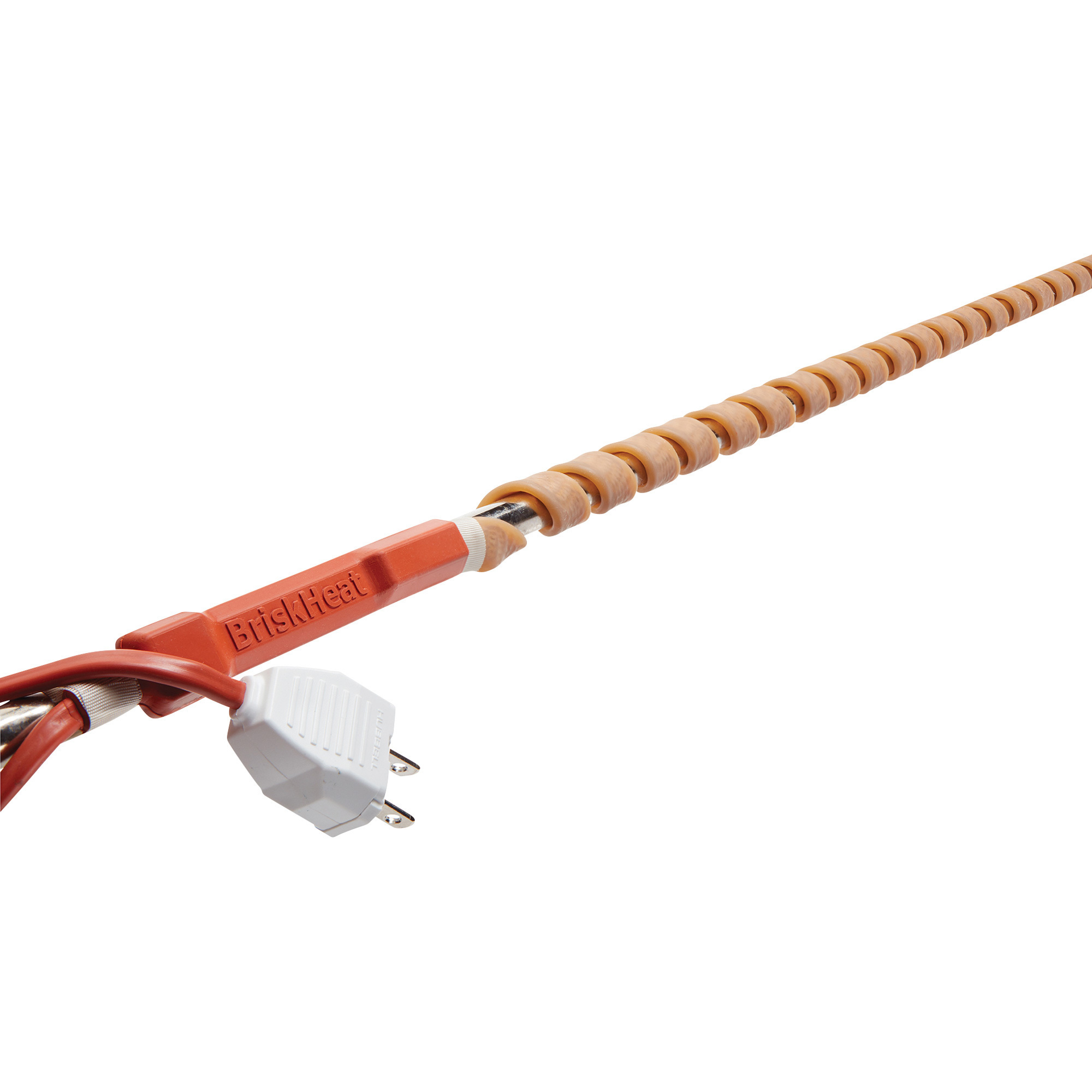 Electric XtremeFlex Silicone Heat Tape with Thermostat, 1/2in.W x 20ft.L, Model# - BriskHeat RKP1A0240