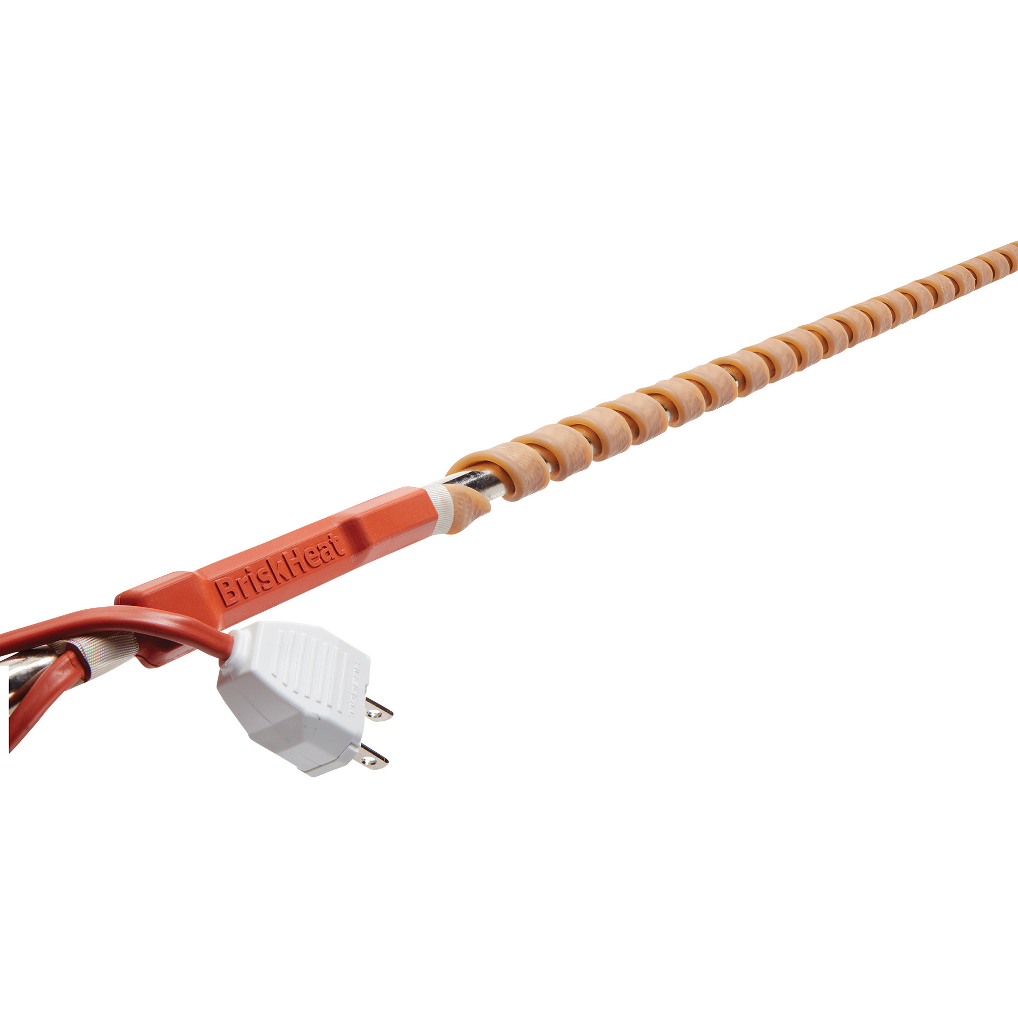 Electric XtremeFlex Silicone Heat Tape with Thermostat, 1/2in.W x 40ft.L, Model# - BriskHeat RKP1B1500